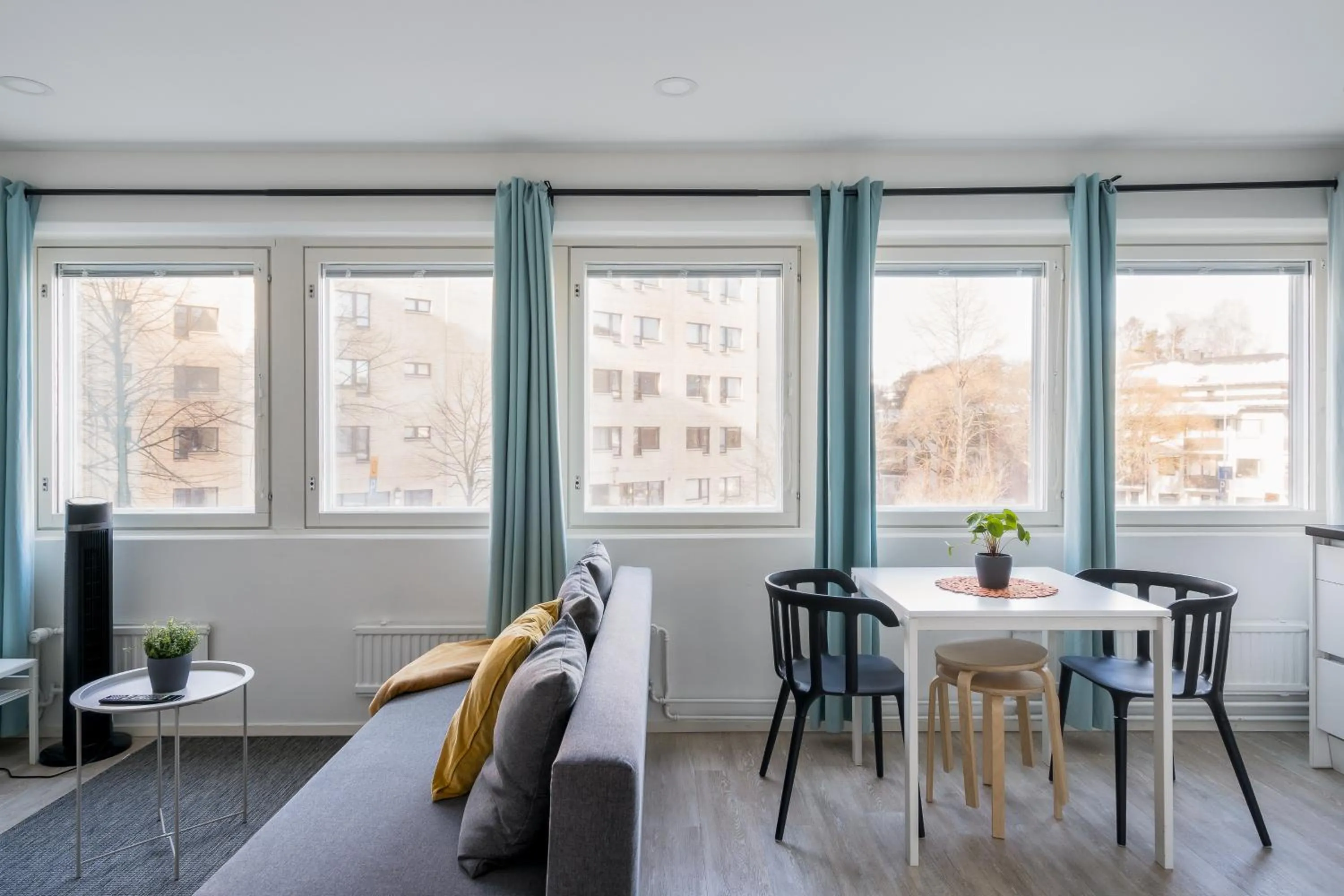 Dining area in Hiisi Homes Helsinki Haaga