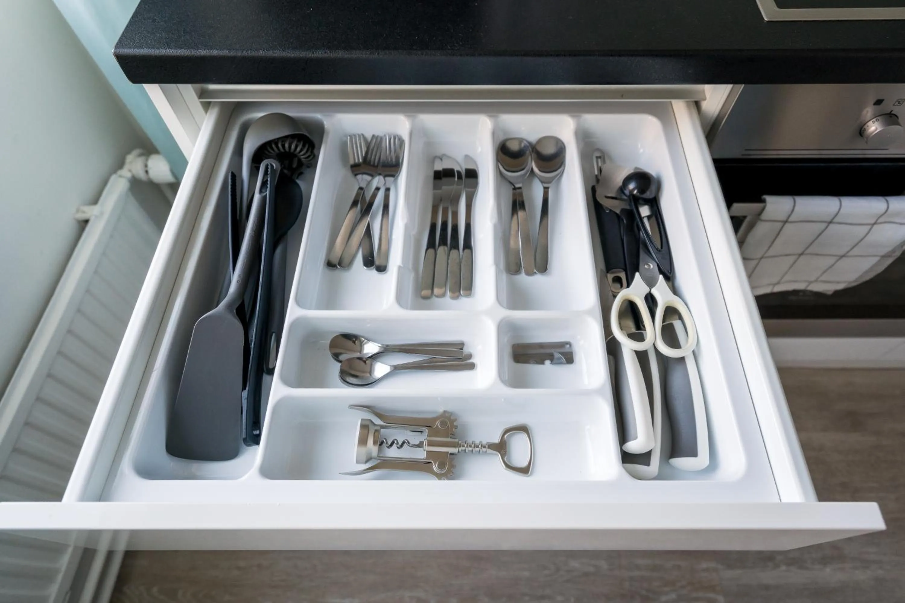 kitchen in Hiisi Homes Helsinki Haaga