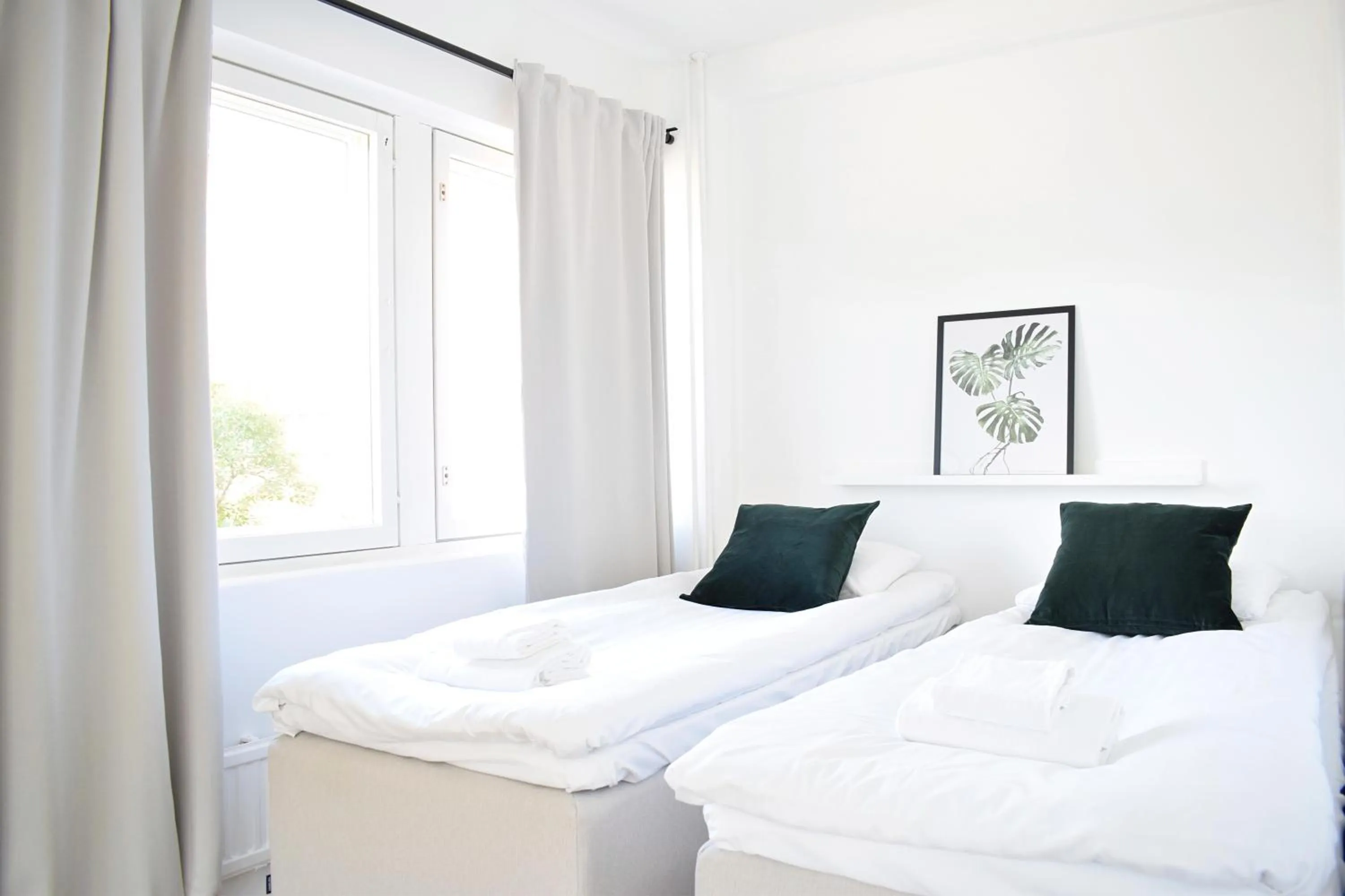 Bed in Hiisi Homes Helsinki Haaga