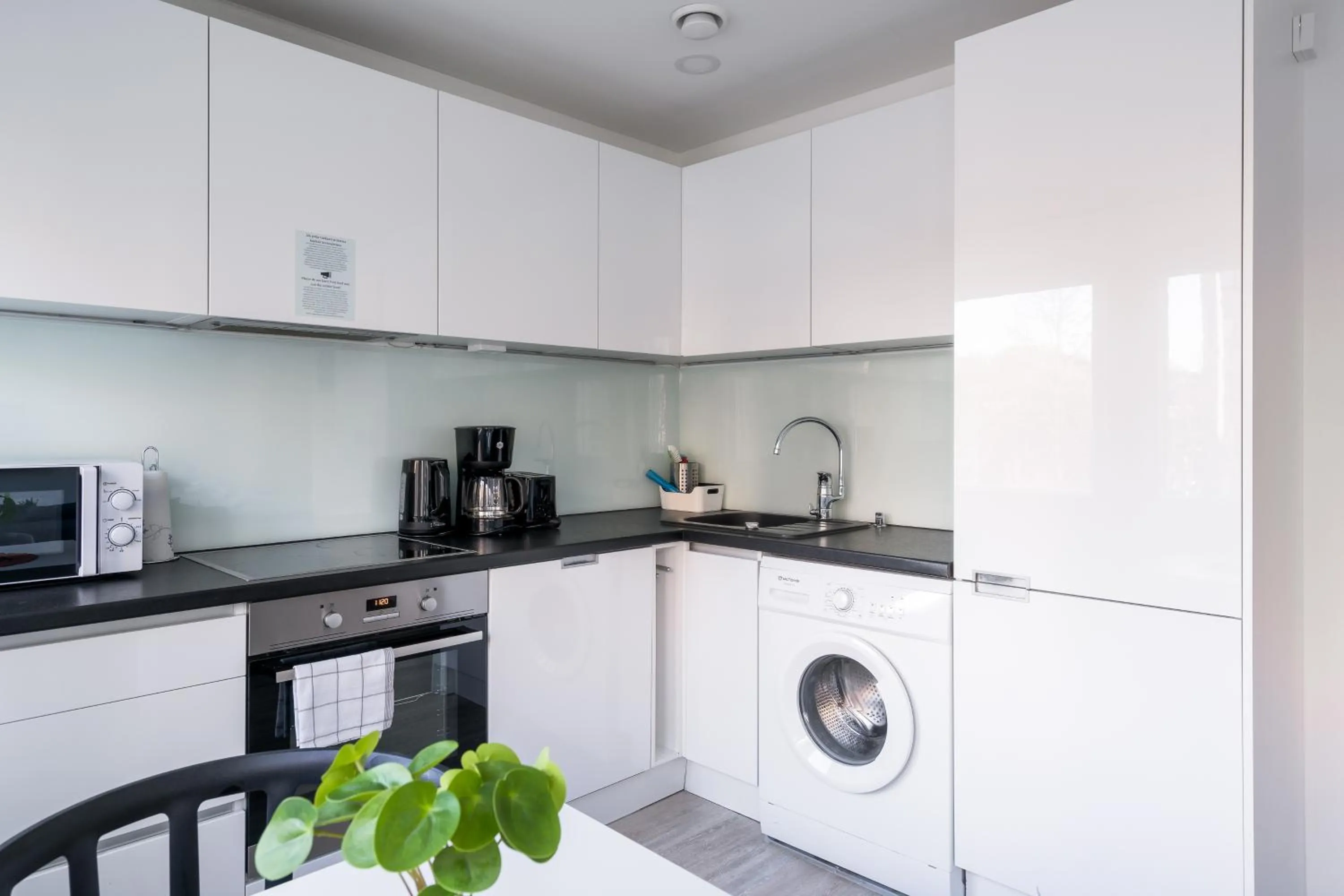 kitchen in Hiisi Homes Helsinki Haaga