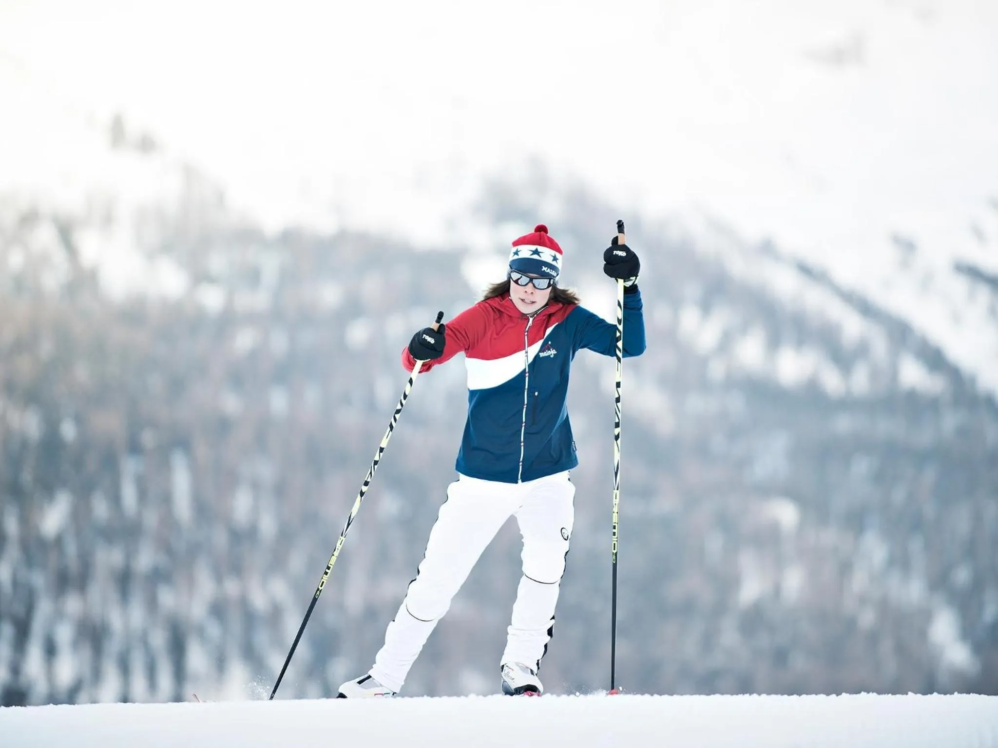 Skiing in Conrad's Mountain Lodge