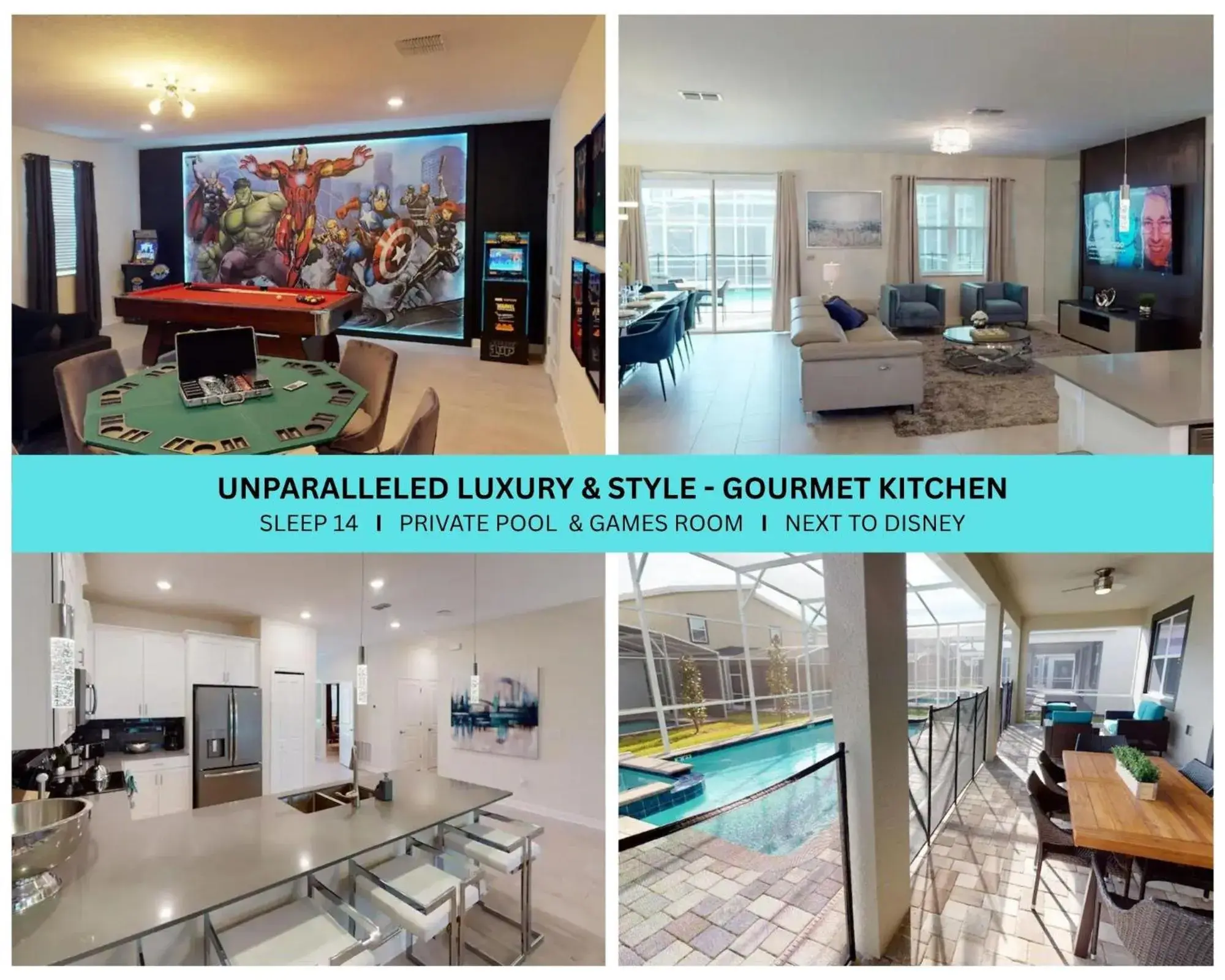 Tropical Paradise! 7 BD Pool Home at Champions Gates Tropical Paradise! 7 BD Pool Home at Champions Gates
