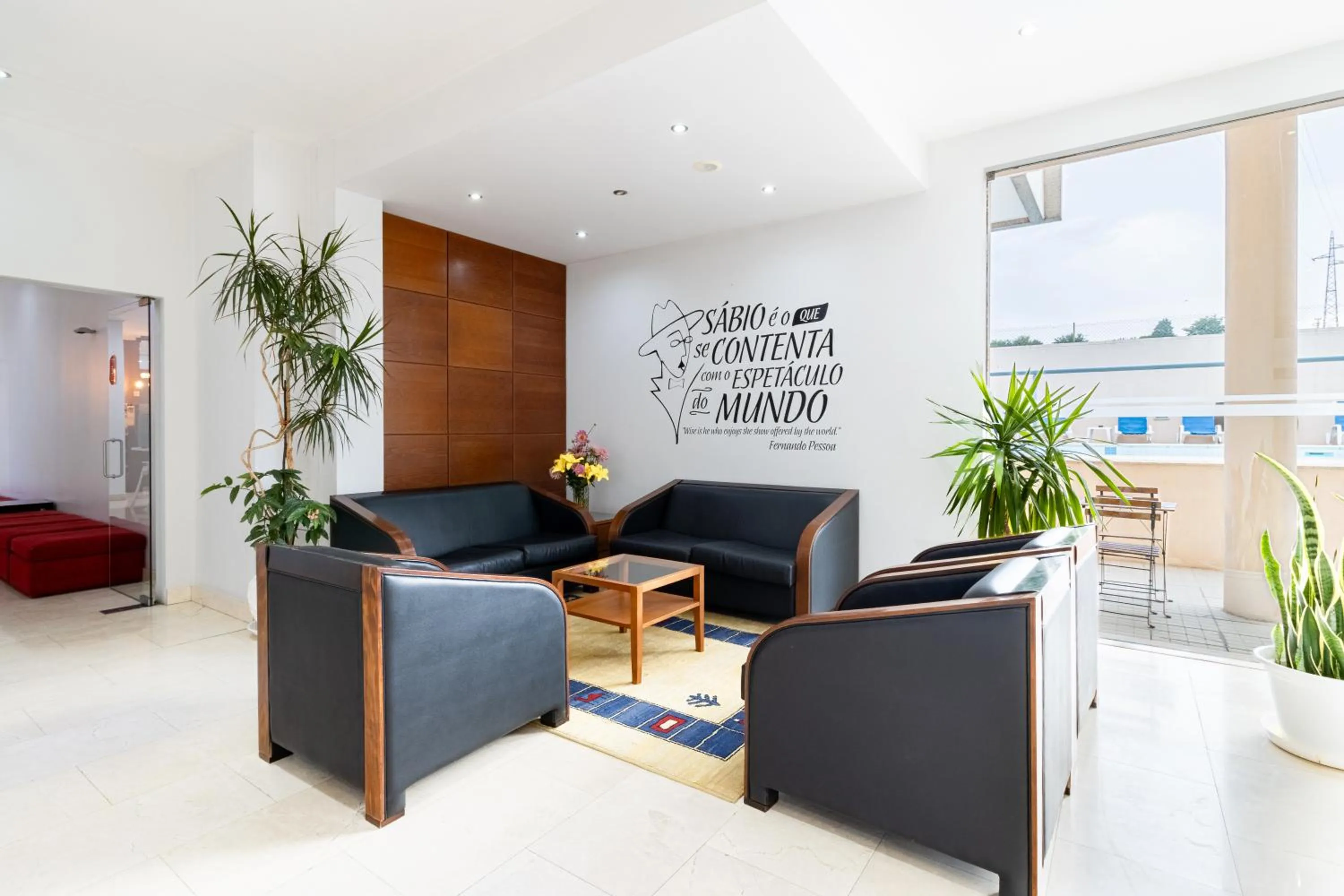 Lobby or reception in Hotel La Fontaine