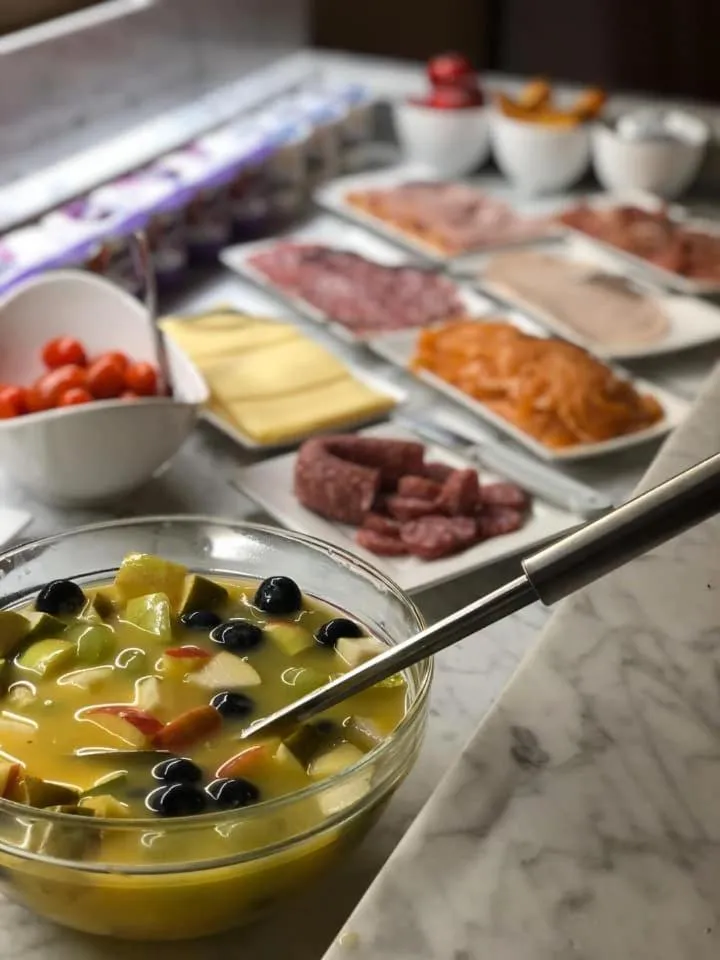 Breakfast in Boutique Hotel Caelus VII