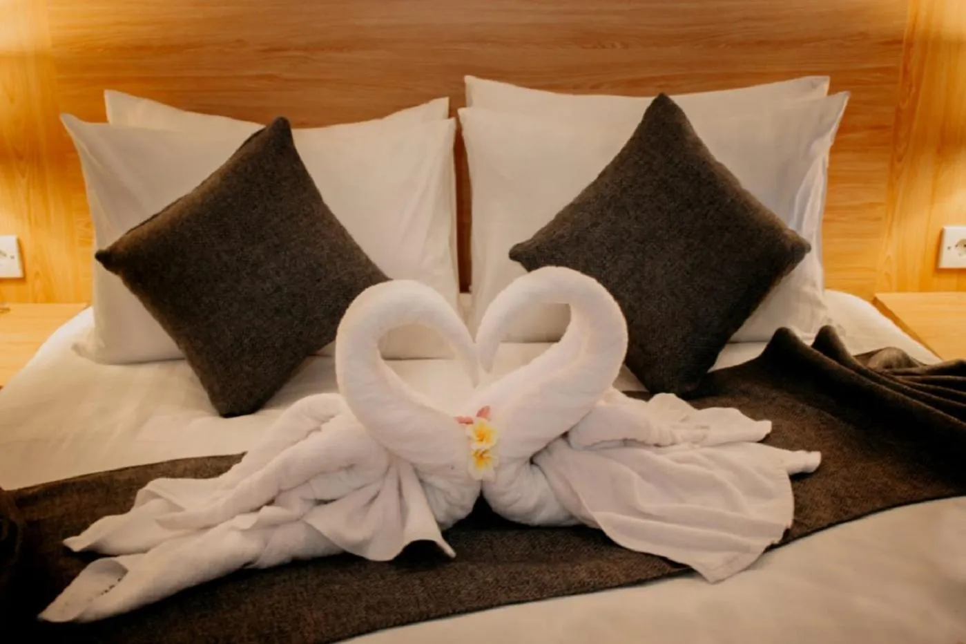 Bed in Sea Terras Suite and Luxury