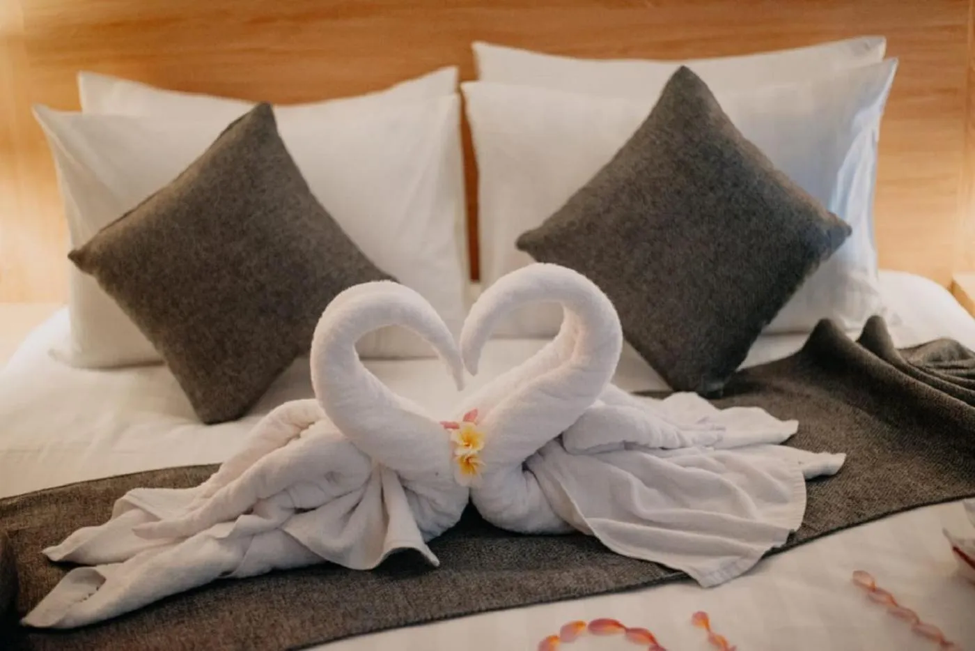 Bed in Sea Terras Suite and Luxury