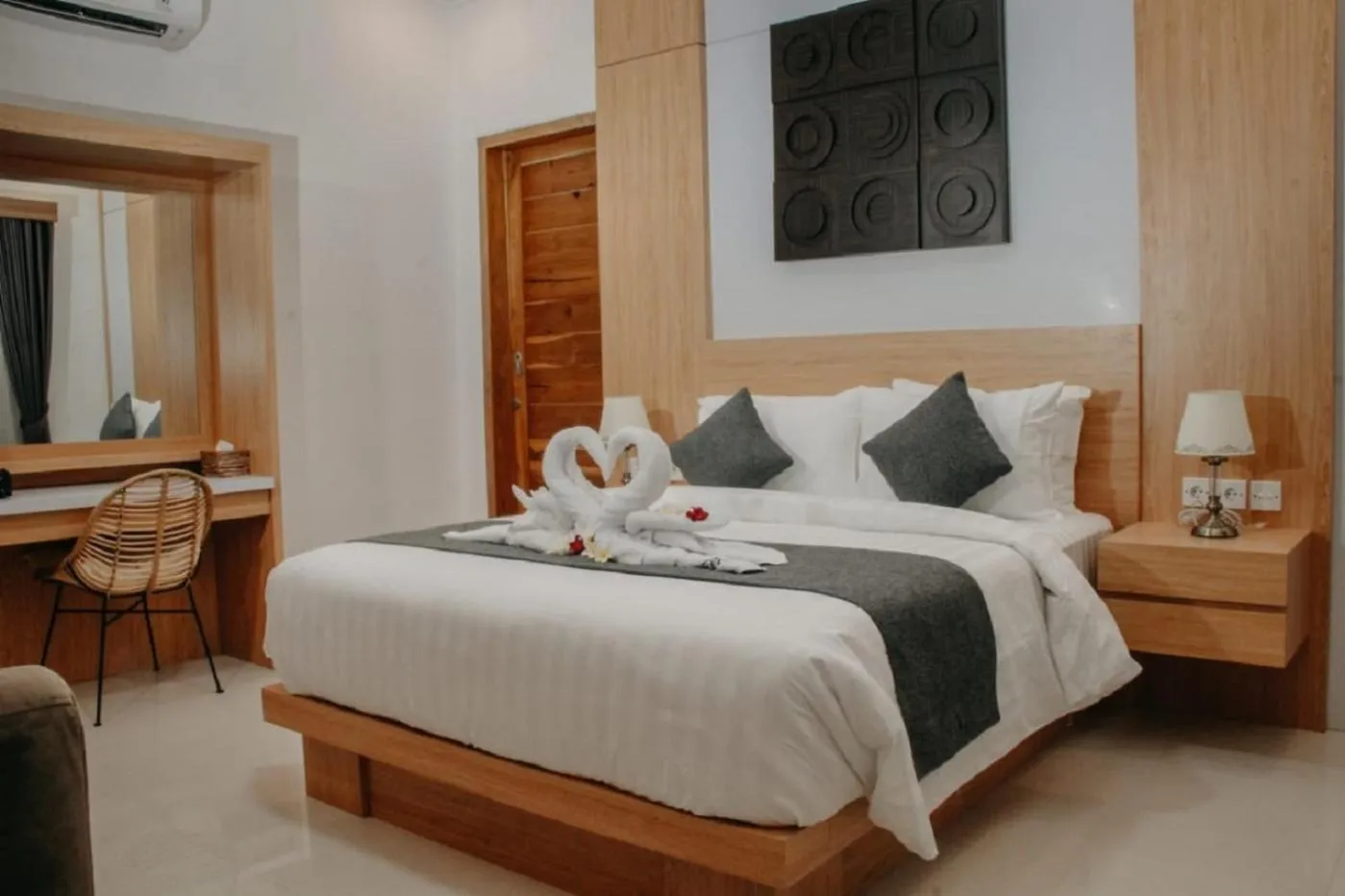 Bed in Sea Terras Suite and Luxury