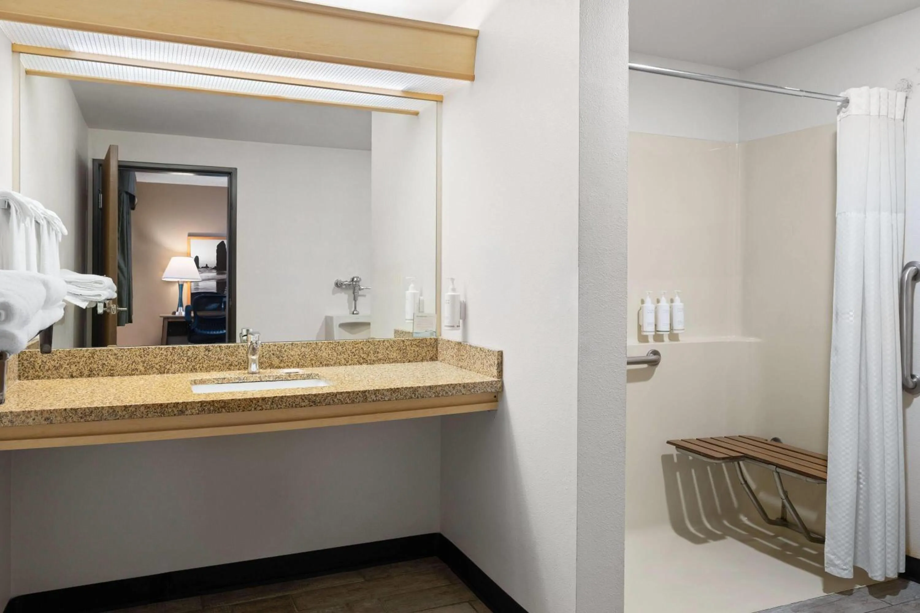 Shower in Super 8 by Wyndham Baker City