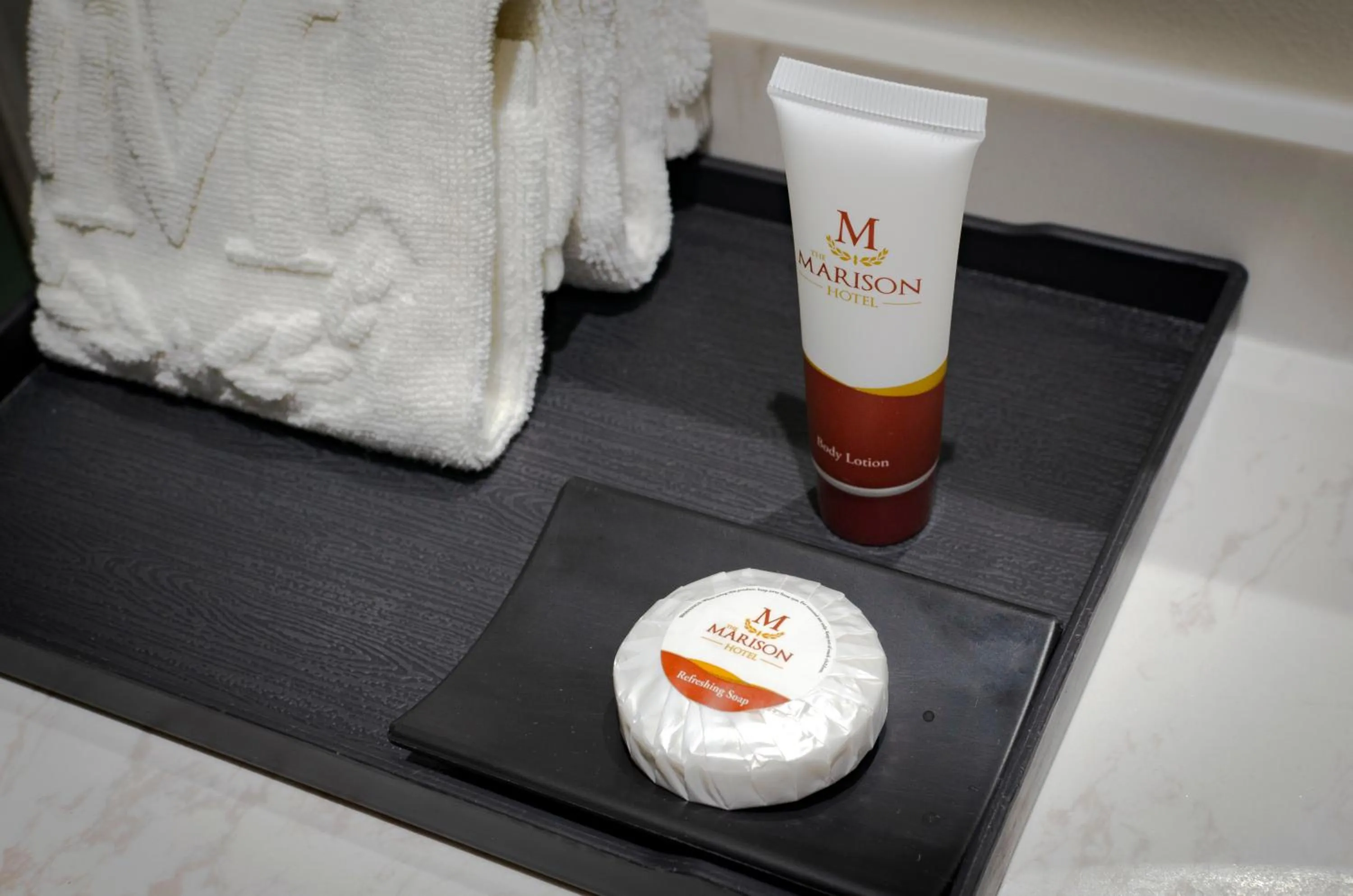 towels in The Marison Hotel