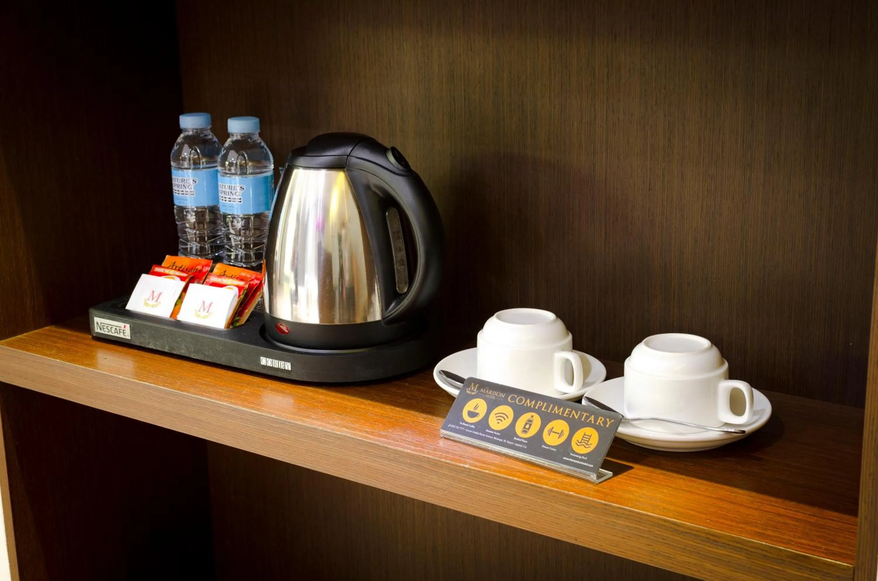 Coffee/tea facilities in The Marison Hotel
