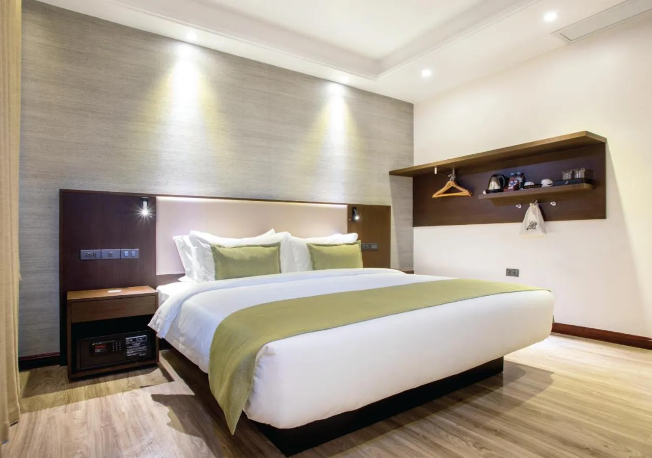 Bed in The Marison Hotel