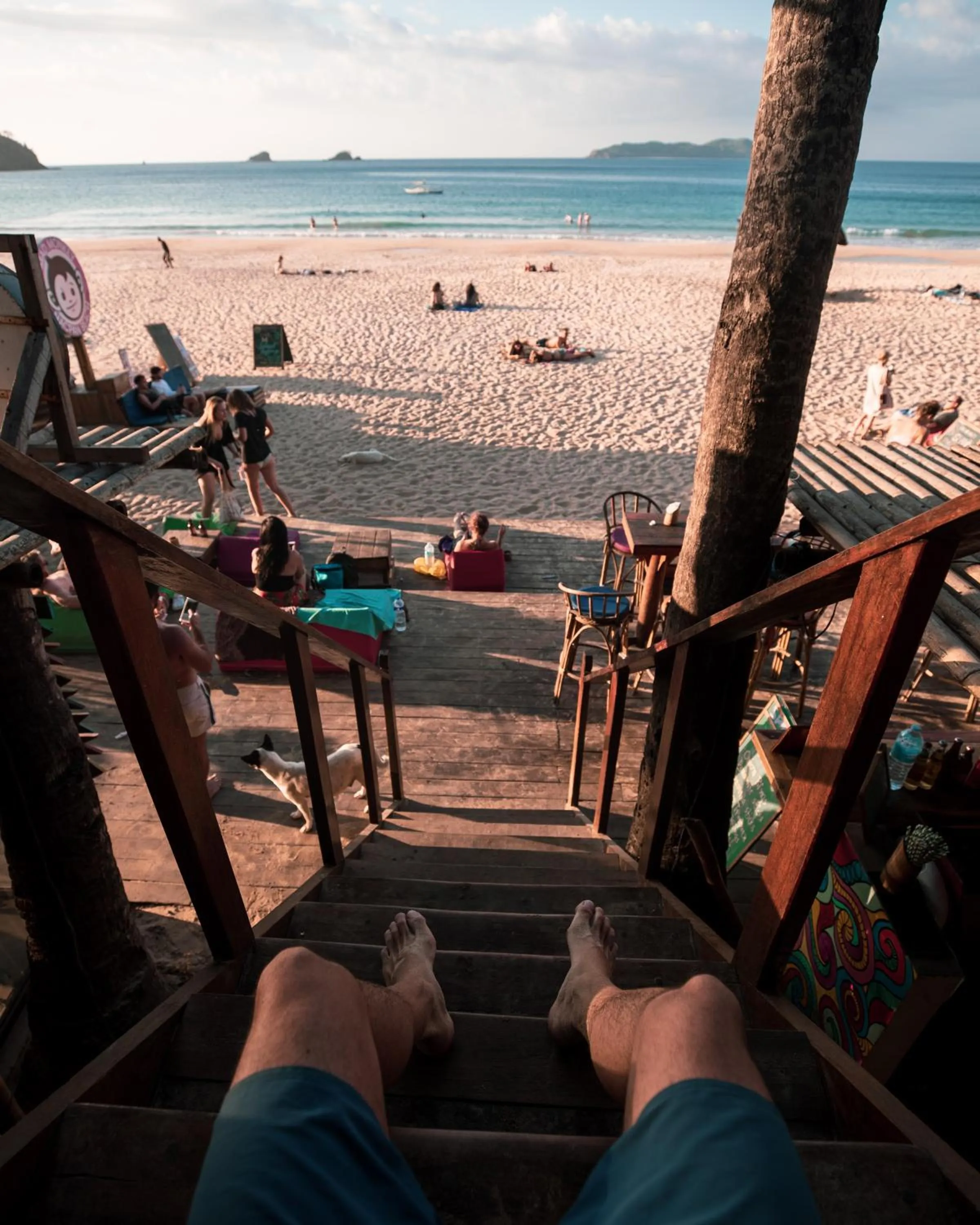 Beach in Mad Monkey Hostel Nacpan Beach