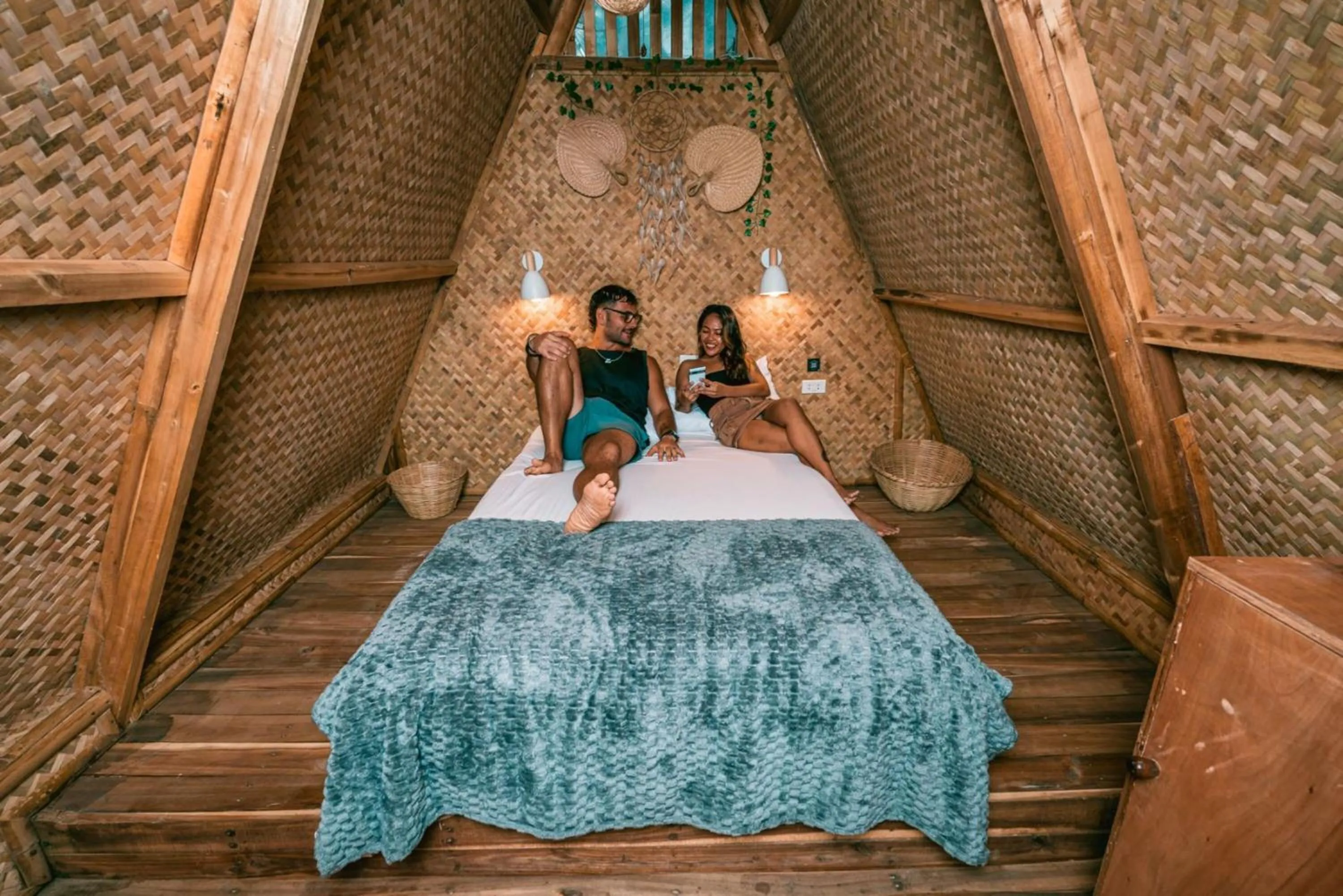 Bed in Mad Monkey Hostel Nacpan Beach