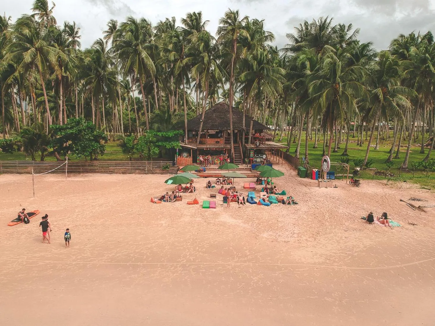 Property building in Mad Monkey Hostel Nacpan Beach