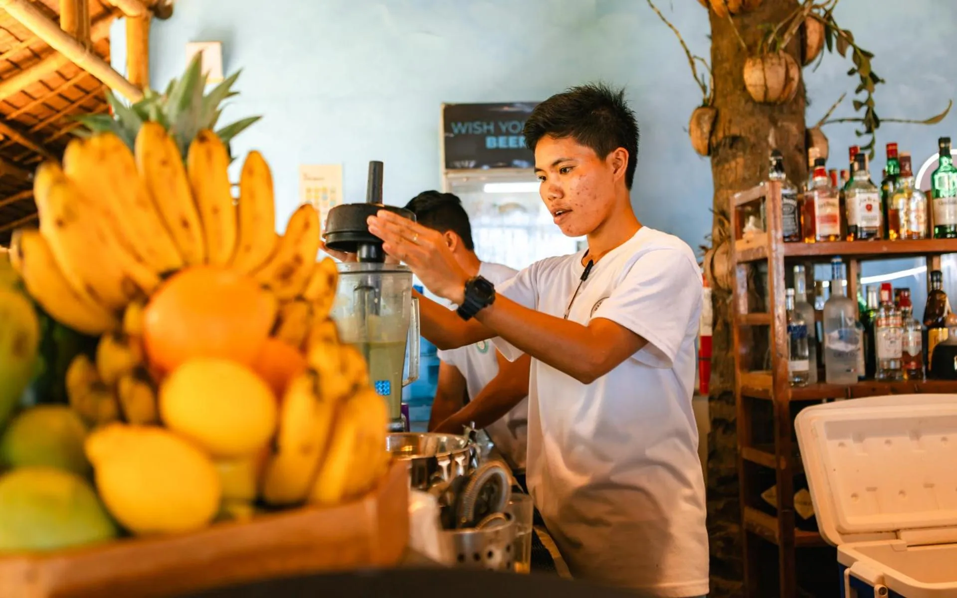 Restaurant/places to eat in Mad Monkey Hostel Nacpan Beach