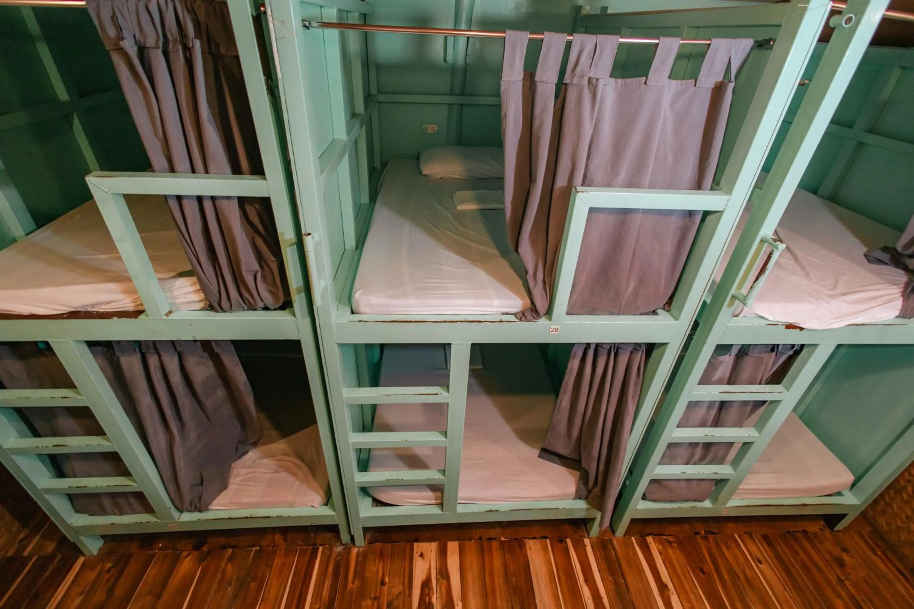 Bed in Mad Monkey Hostel Nacpan Beach