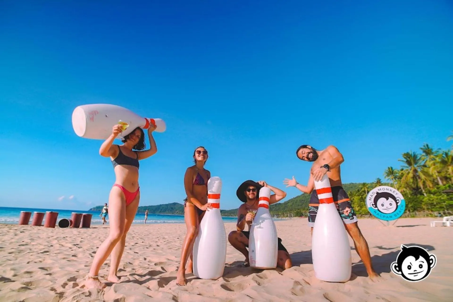 Property building in Mad Monkey Hostel Nacpan Beach