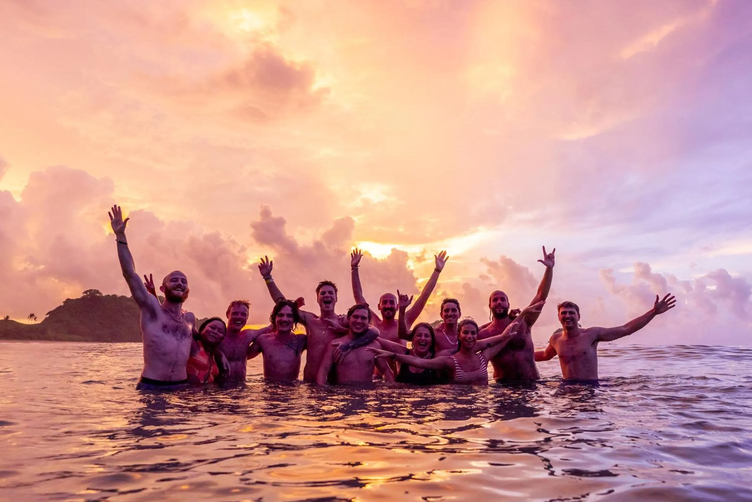 Beach in Mad Monkey Hostel Nacpan Beach