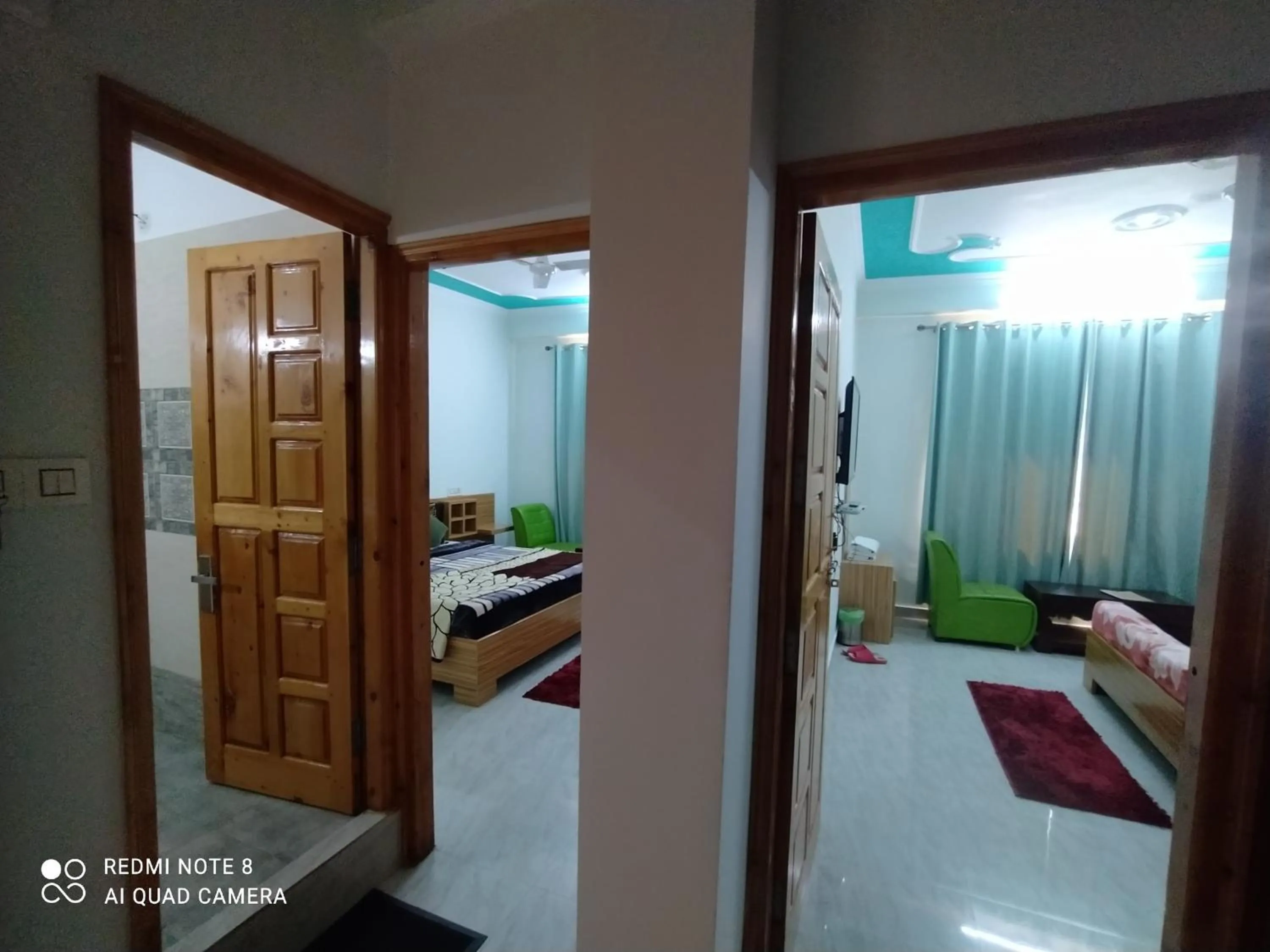 View (from property/room), Bed in Hotel Sarla Regency