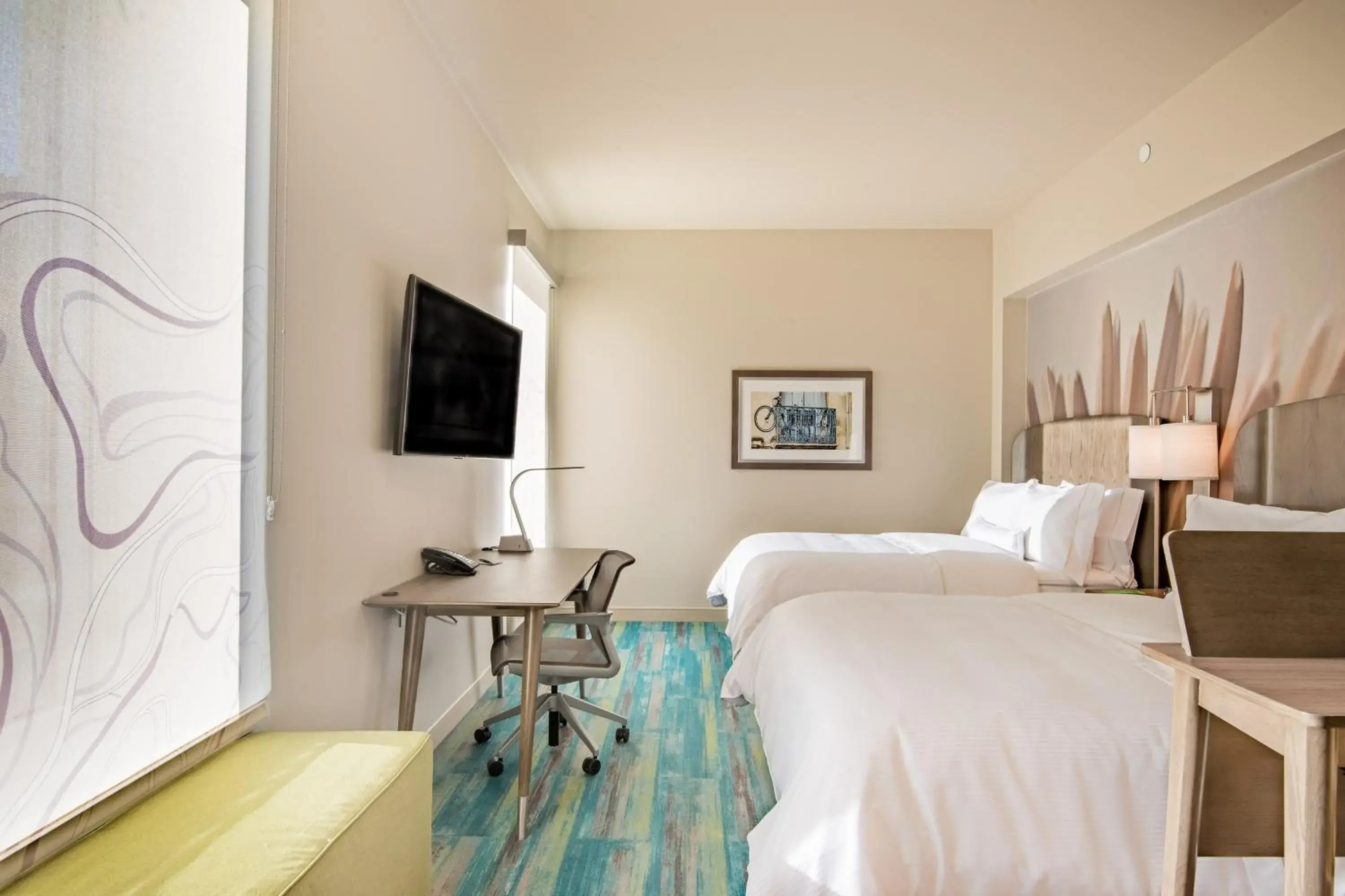 Queen Studio with Two Queen Beds in Element Dallas Downtown East Queen Studio with Two Queen Beds in Element Dallas Downtown East