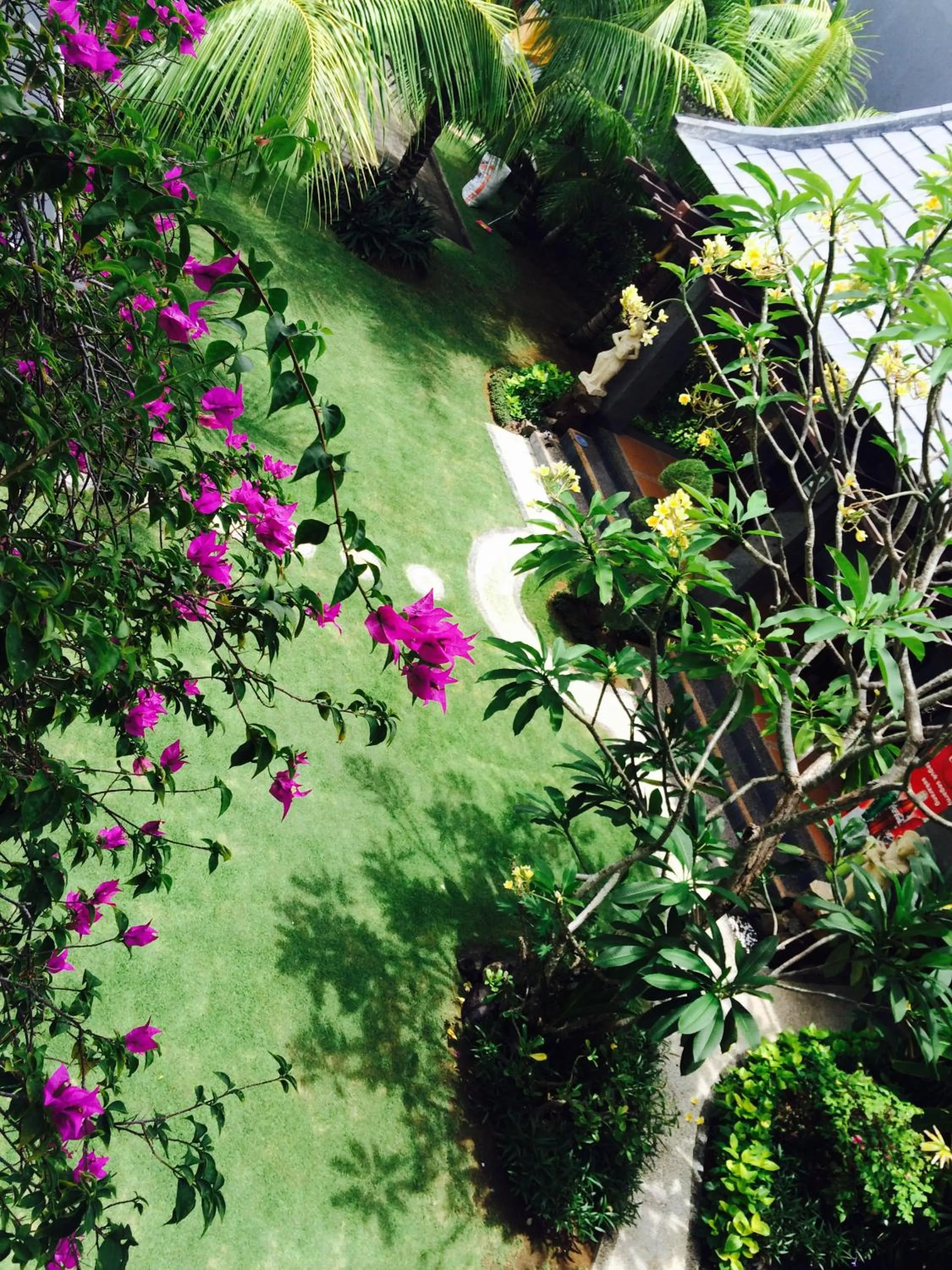 Garden view in Tanjung Sari Inn