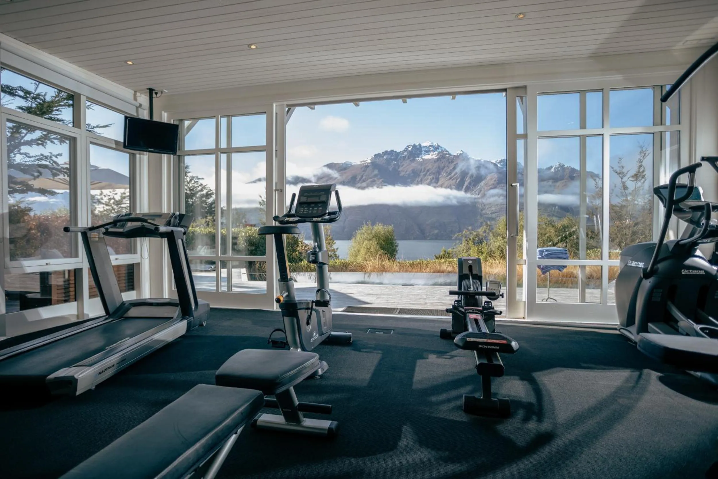 Fitness centre/facilities in Rosewood Matakauri