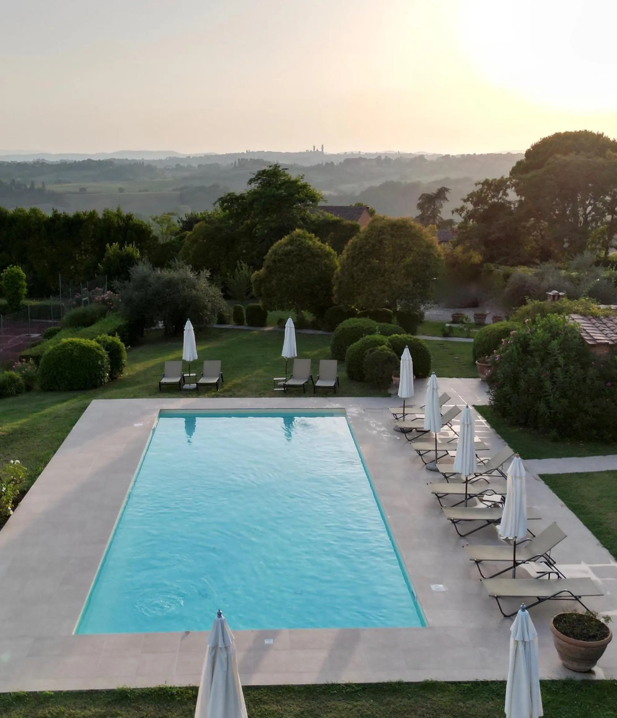 Swimming pool in Ca' Bianca Tuscany Relais