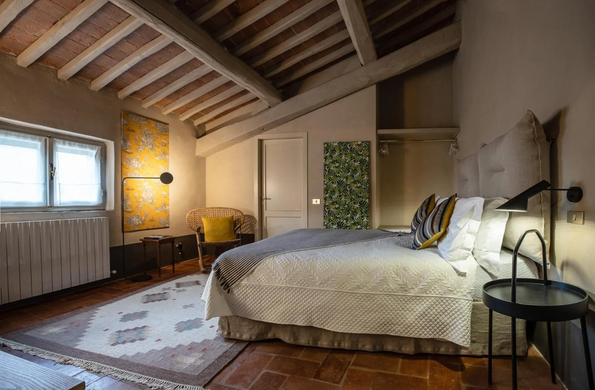 Bed in Ca' Bianca Tuscany Relais