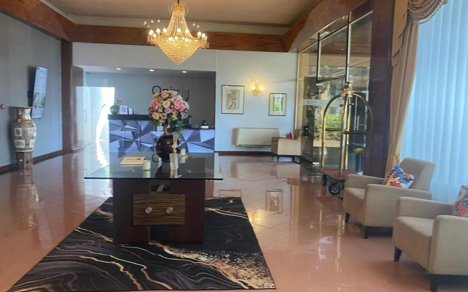 Lobby or reception in Hotel Onix