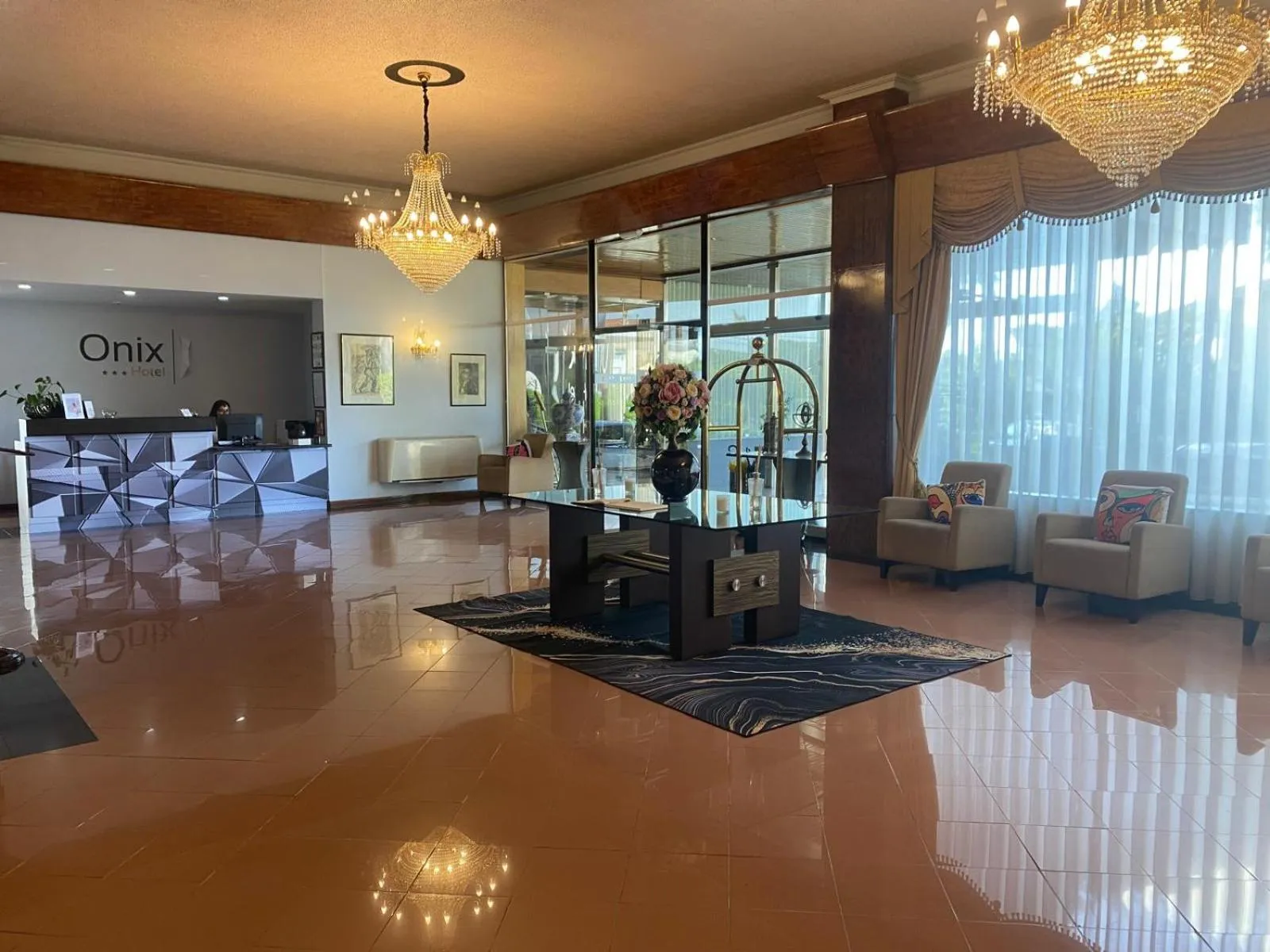 Lobby or reception in Hotel Onix