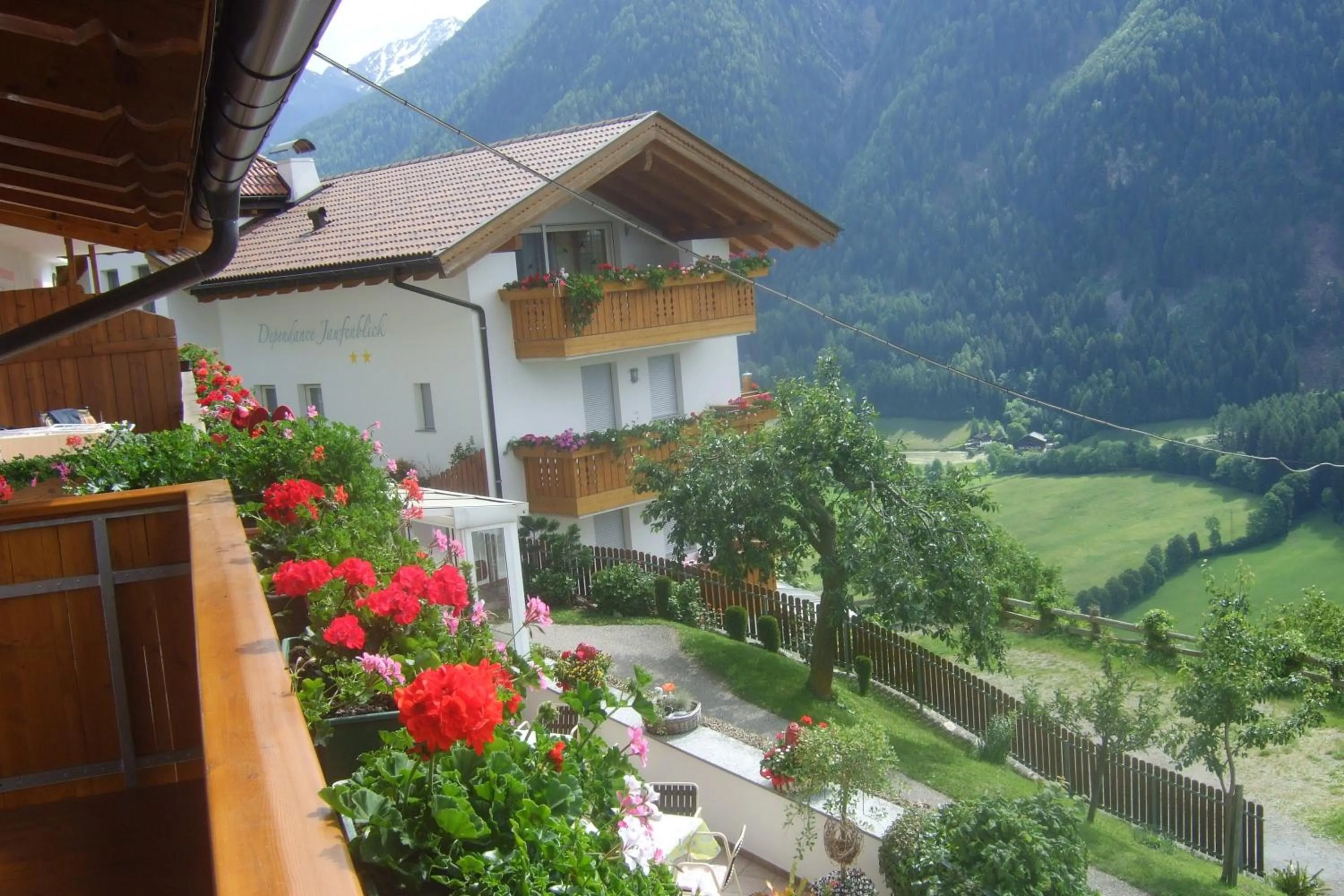 View (from property/room) in Gasthaus Jaufenblick