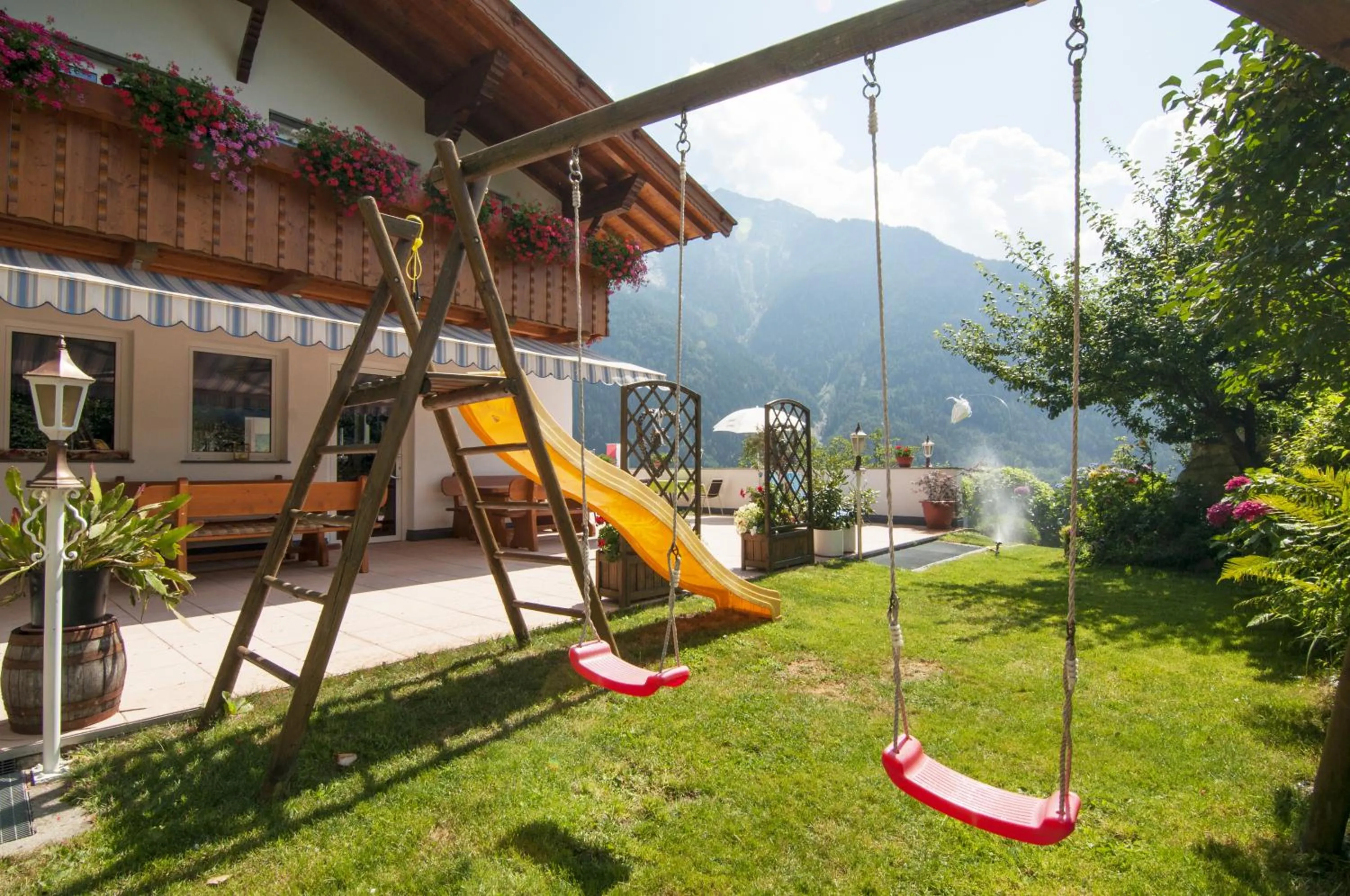 Children play ground in Gasthaus Jaufenblick