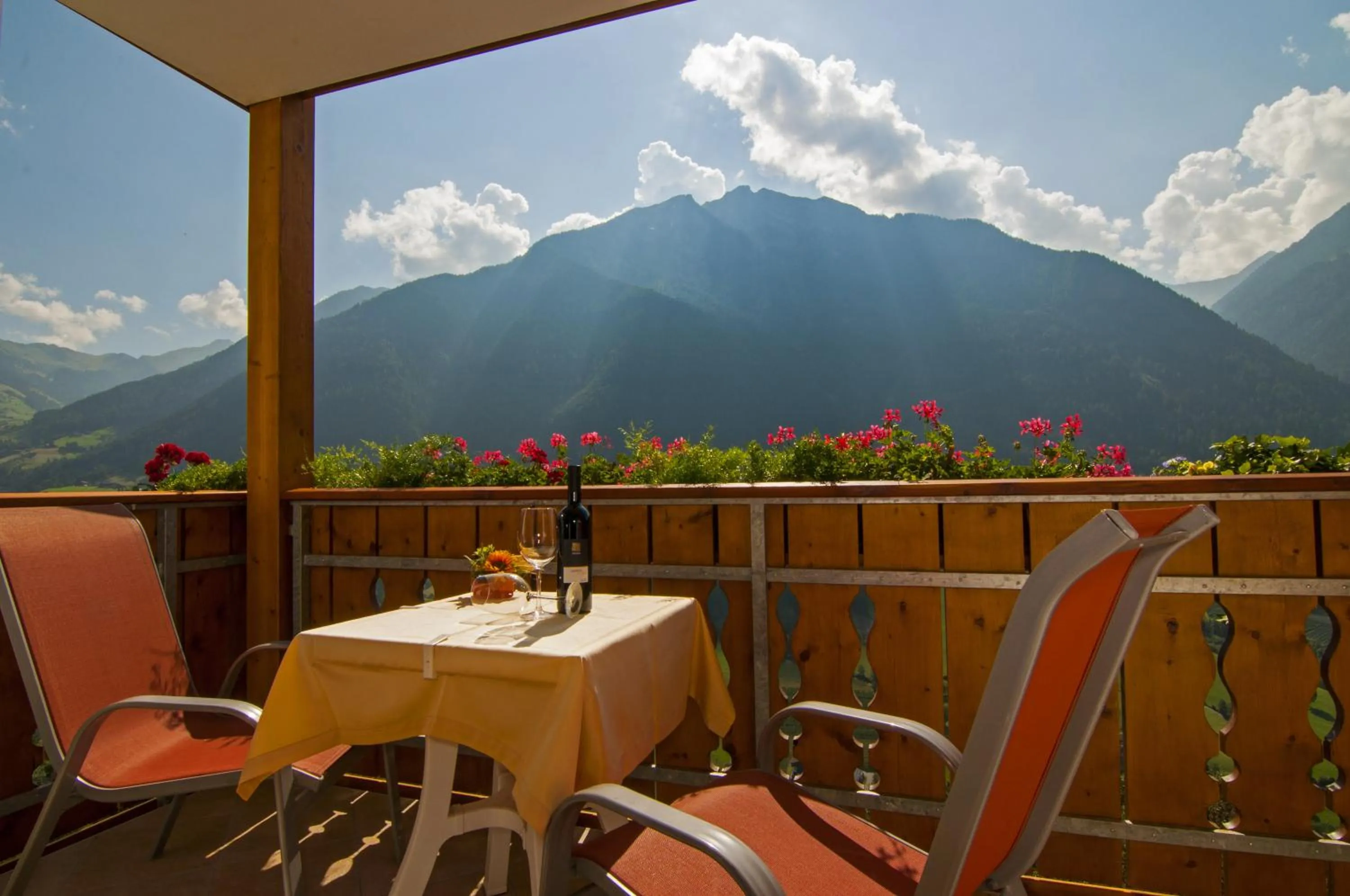 Balcony/Terrace in Gasthaus Jaufenblick