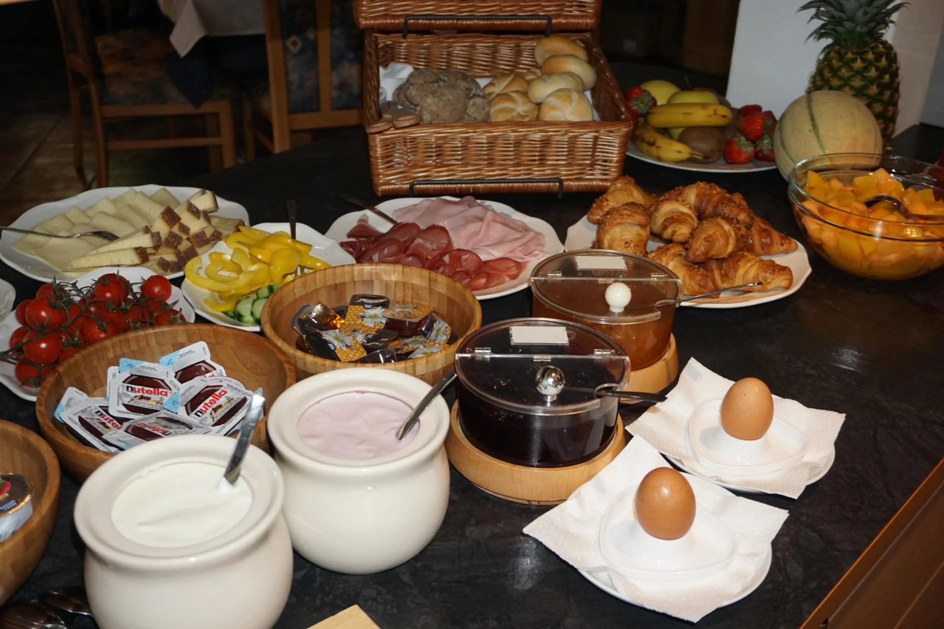 Breakfast in Gasthaus Jaufenblick