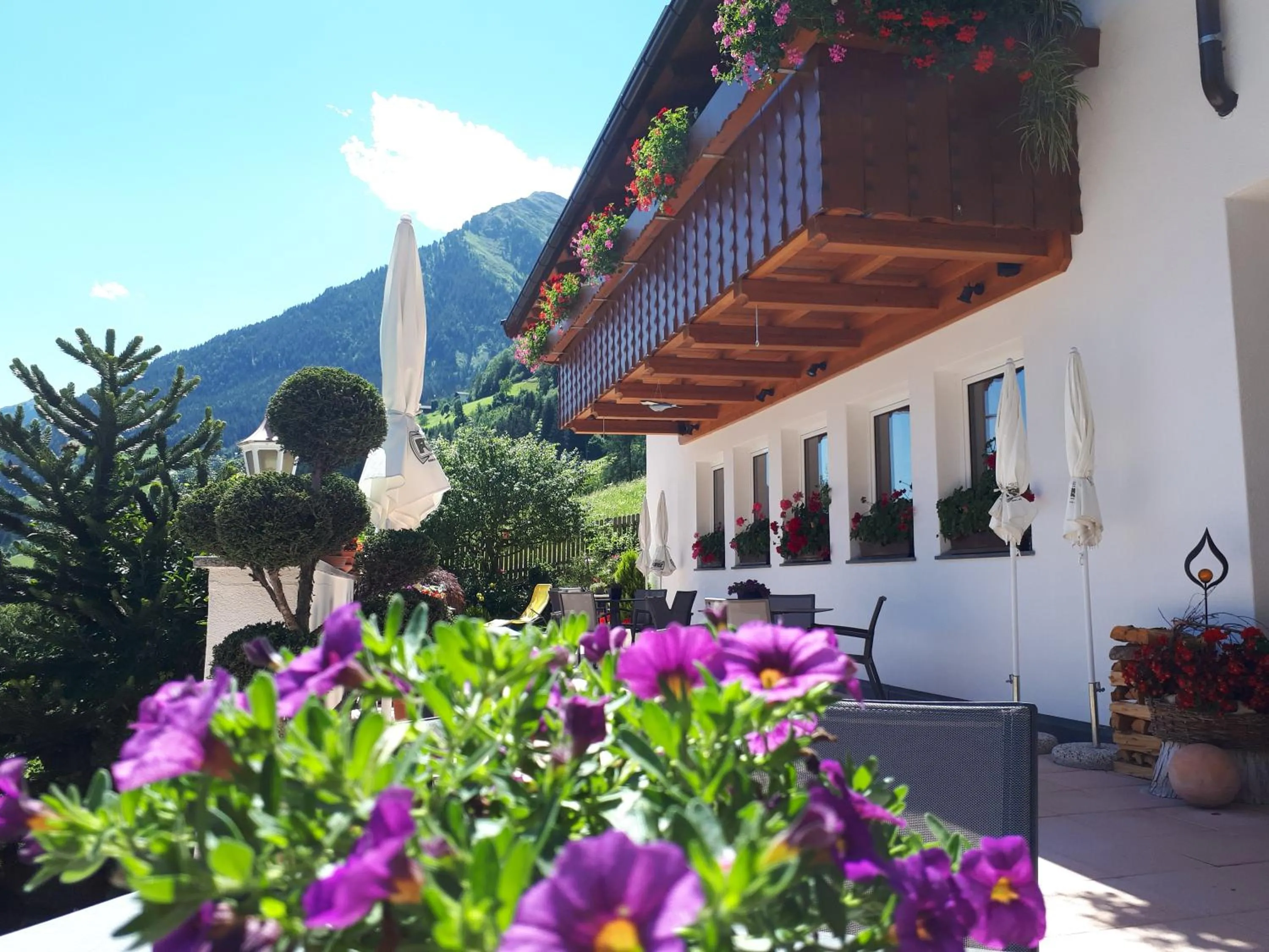 Balcony/Terrace in Gasthaus Jaufenblick