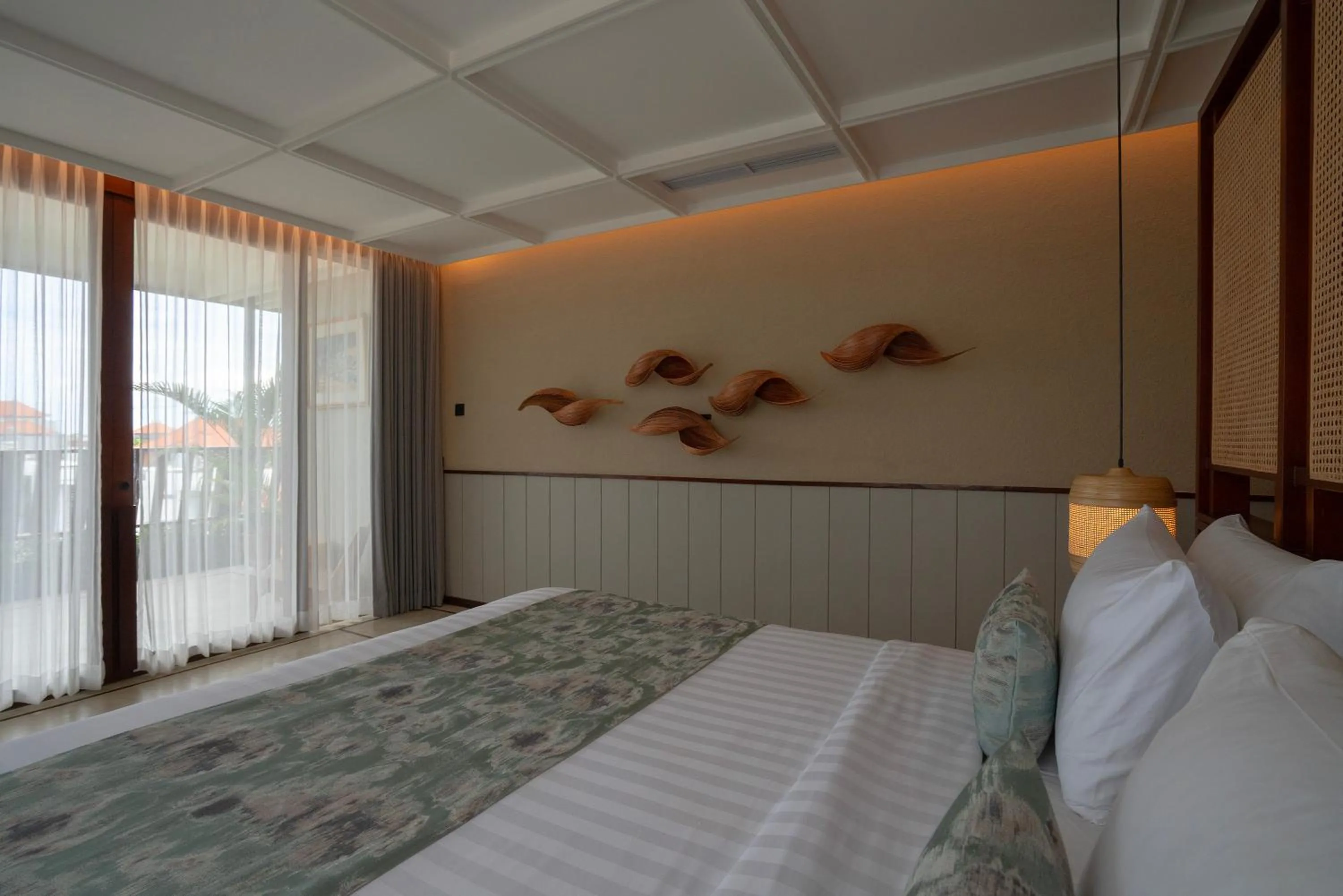 Bedroom, Bed in The Kemilau Hotel & Villa Canggu Bali