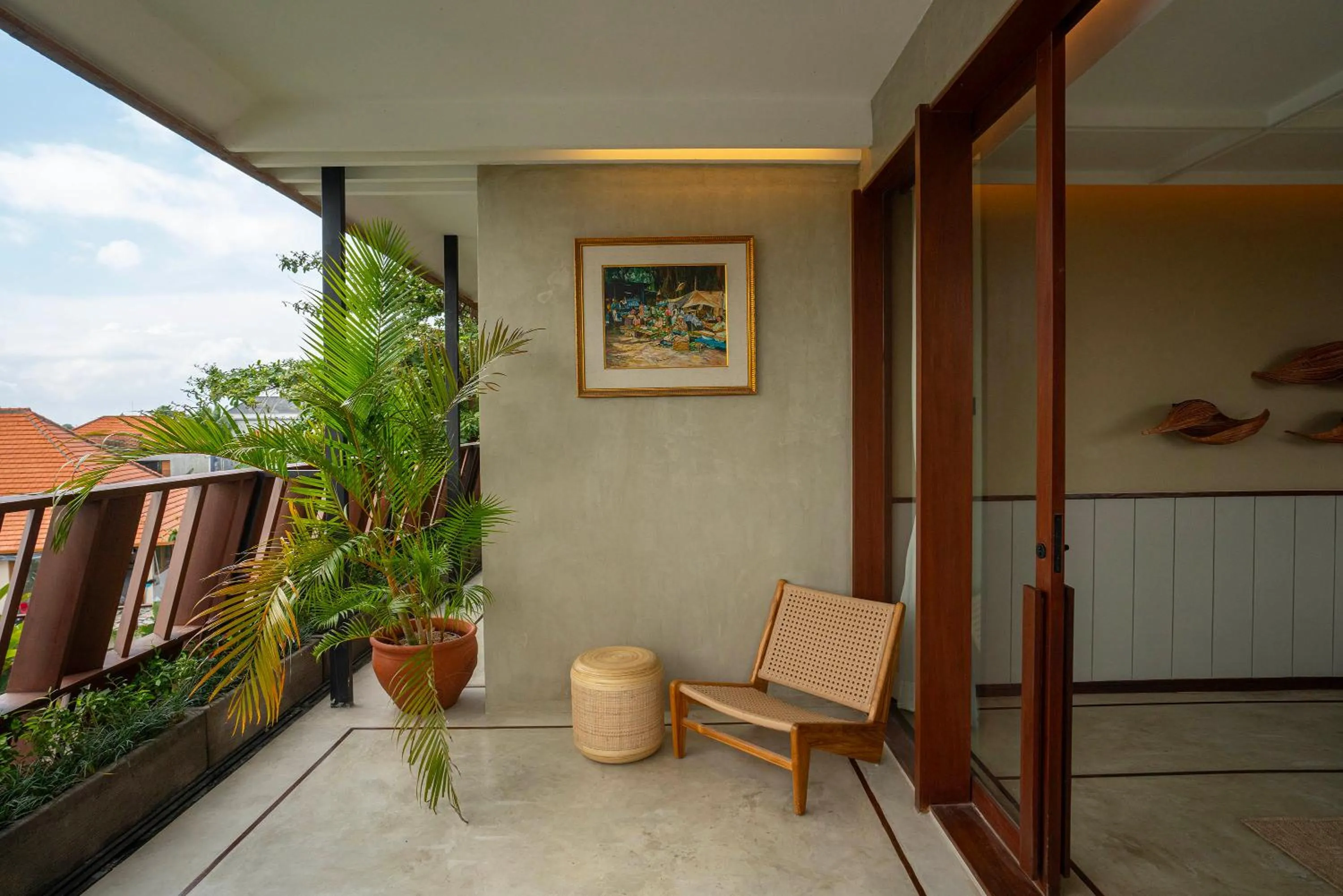 Balcony/Terrace in The Kemilau Hotel & Villa Canggu Bali