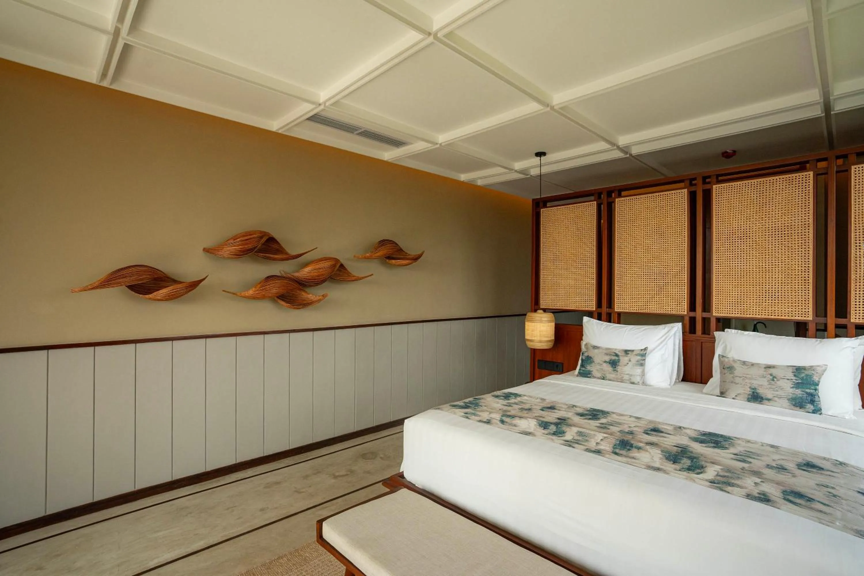 Bed in The Kemilau Hotel & Villa Canggu Bali