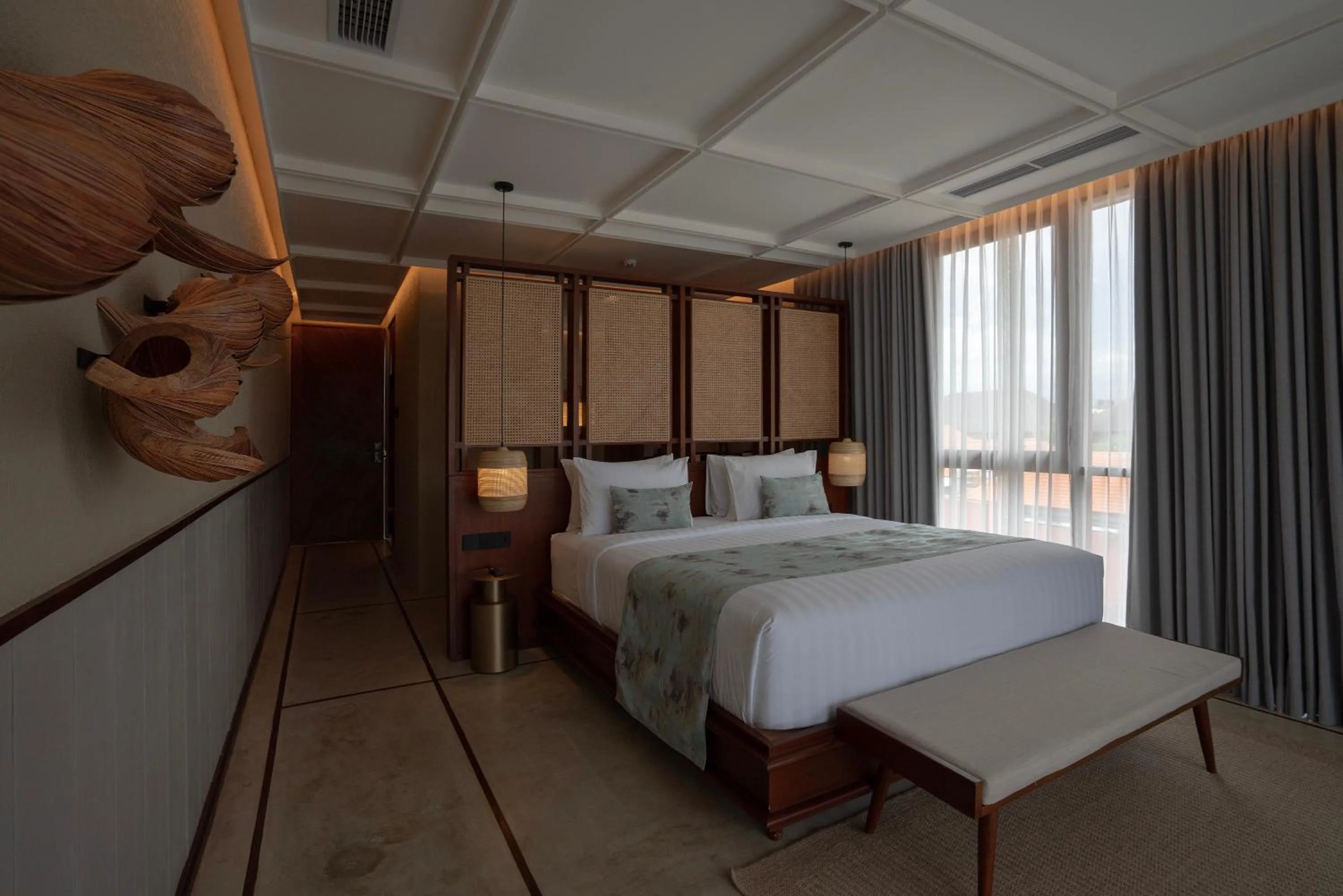 Bedroom, Bed in The Kemilau Hotel & Villa Canggu Bali