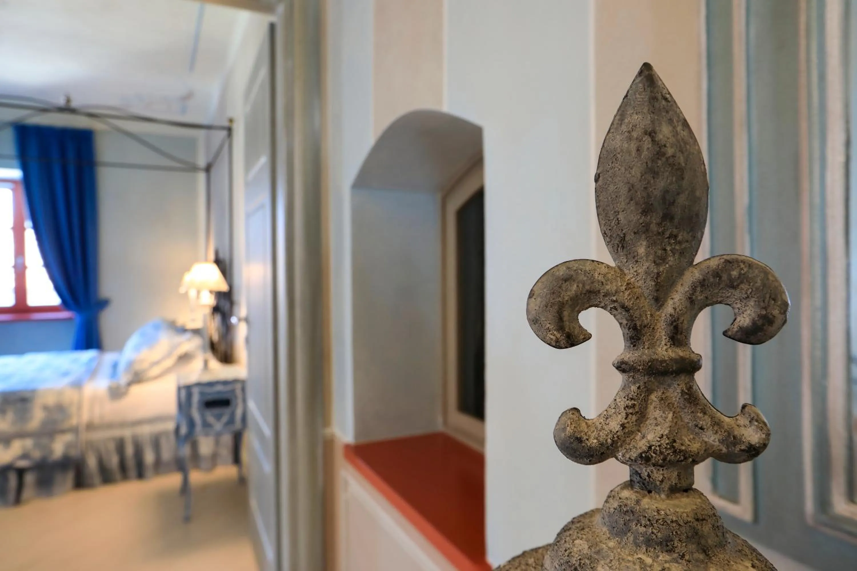 Decorative detail, Bed in Relais Villa Prato