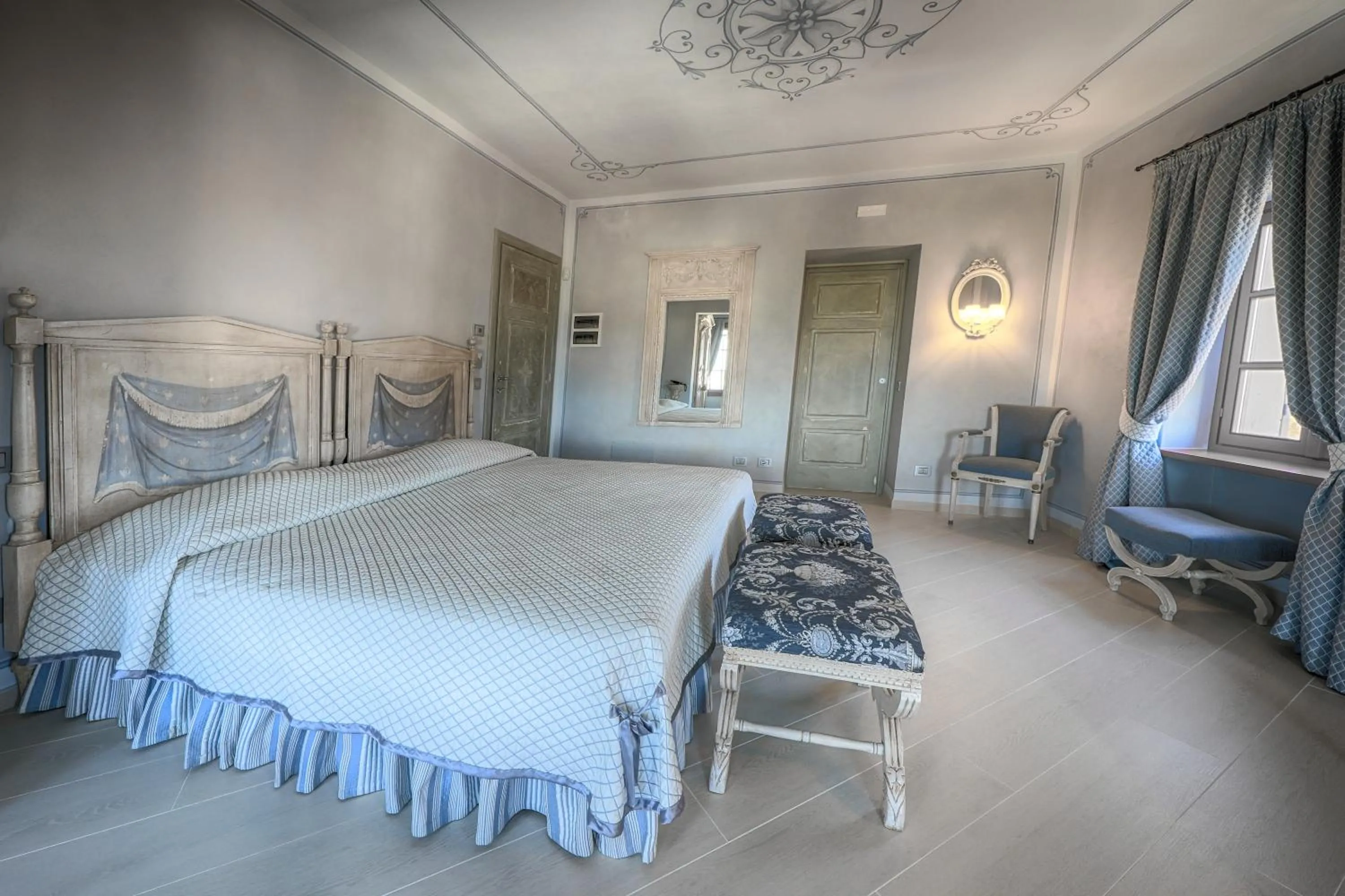 Bed in Relais Villa Prato