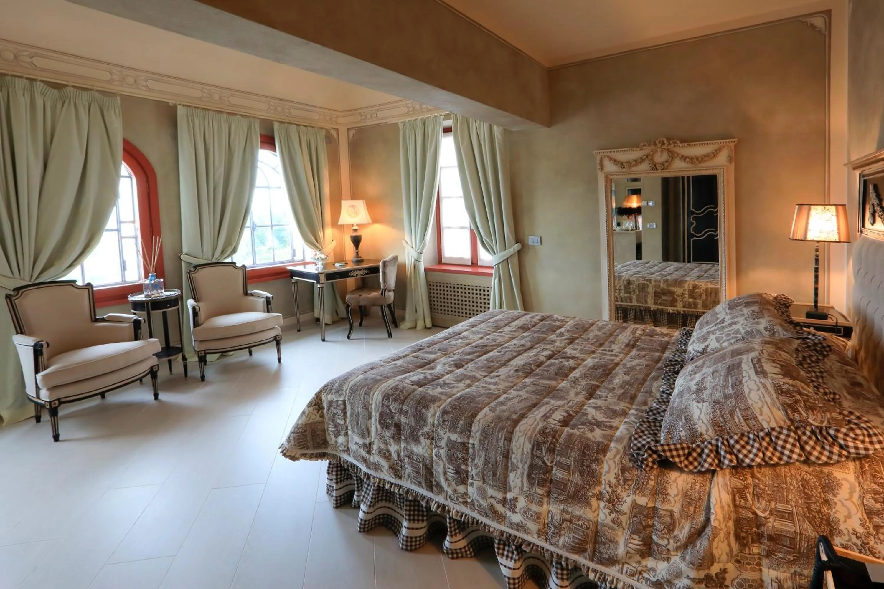 Bed in Relais Villa Prato