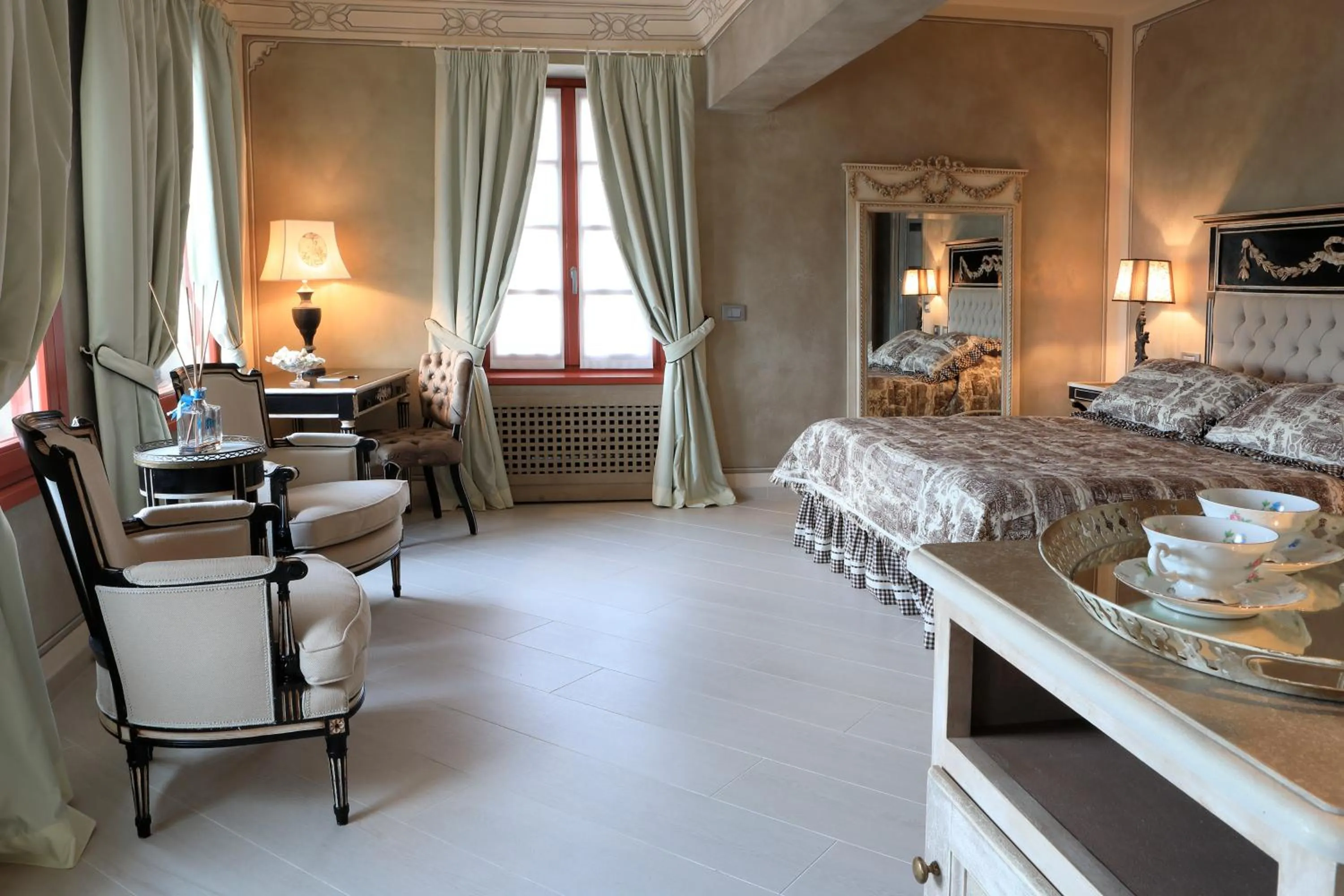 Bed in Relais Villa Prato