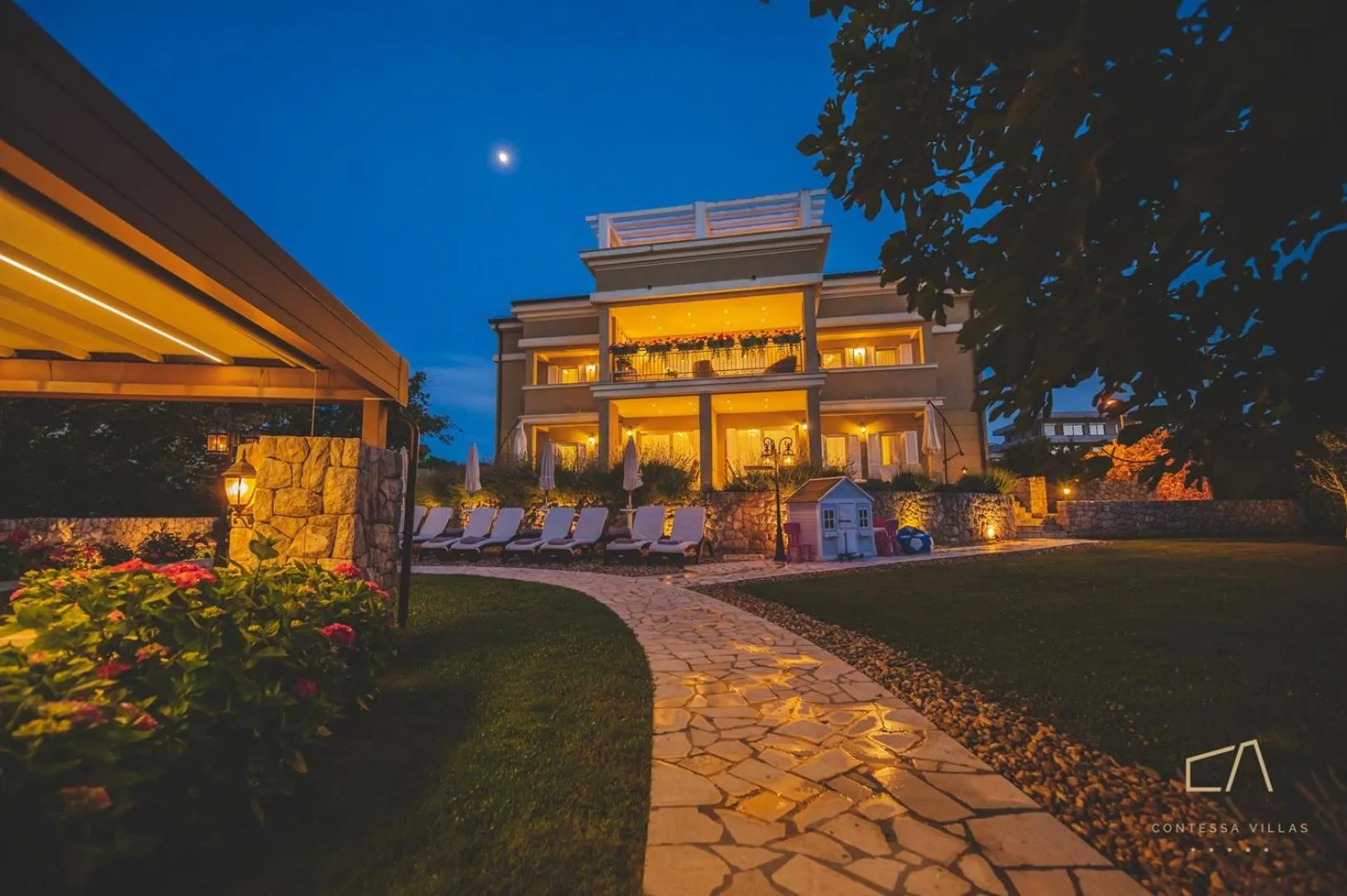 Property building in Luxury Apartments Villa Luce