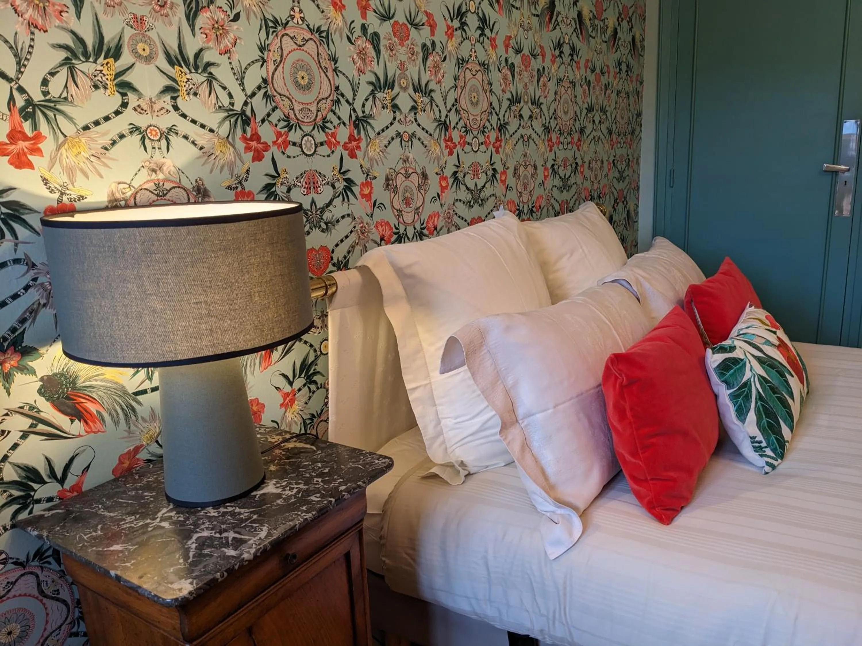 Decorative detail, Bed in La Closerie