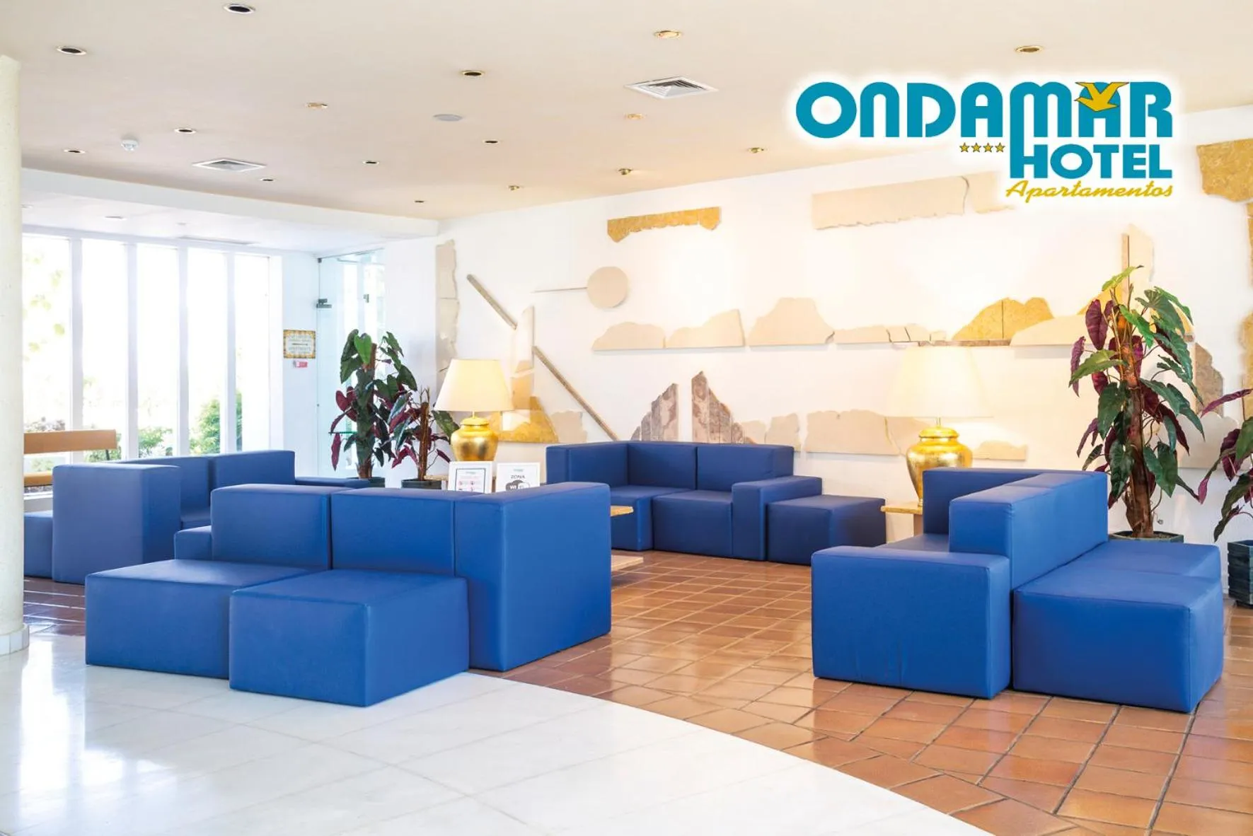 Lobby or reception in Ondamar Hotel Apartamentos