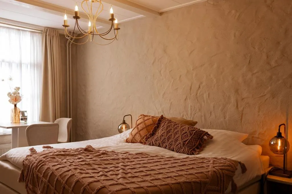 Bedroom, Bed in Boutique Hotel Elburg met Tapperij