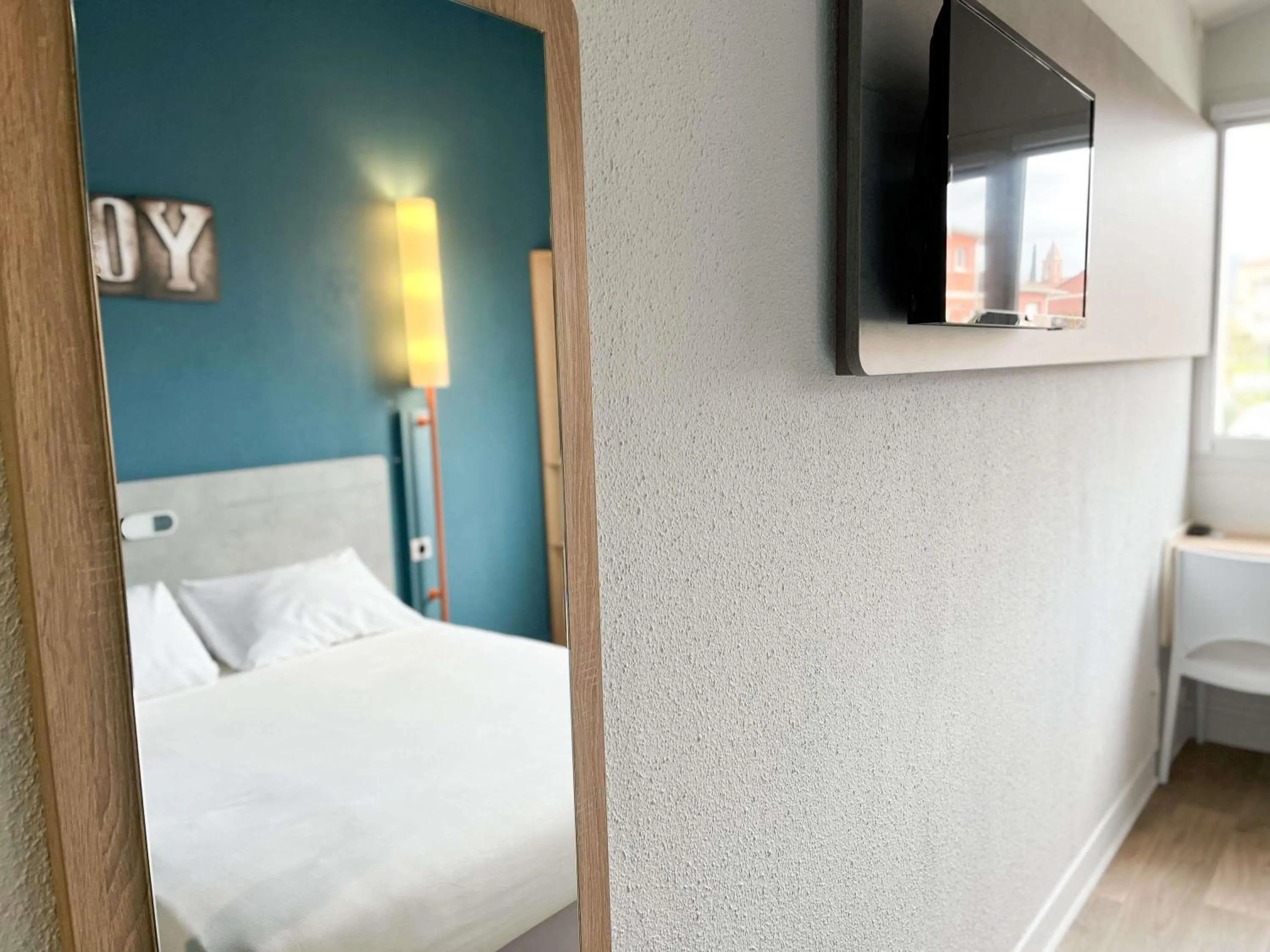 Bedroom, Bed in Ibis Budget Saint Christol Les Alès