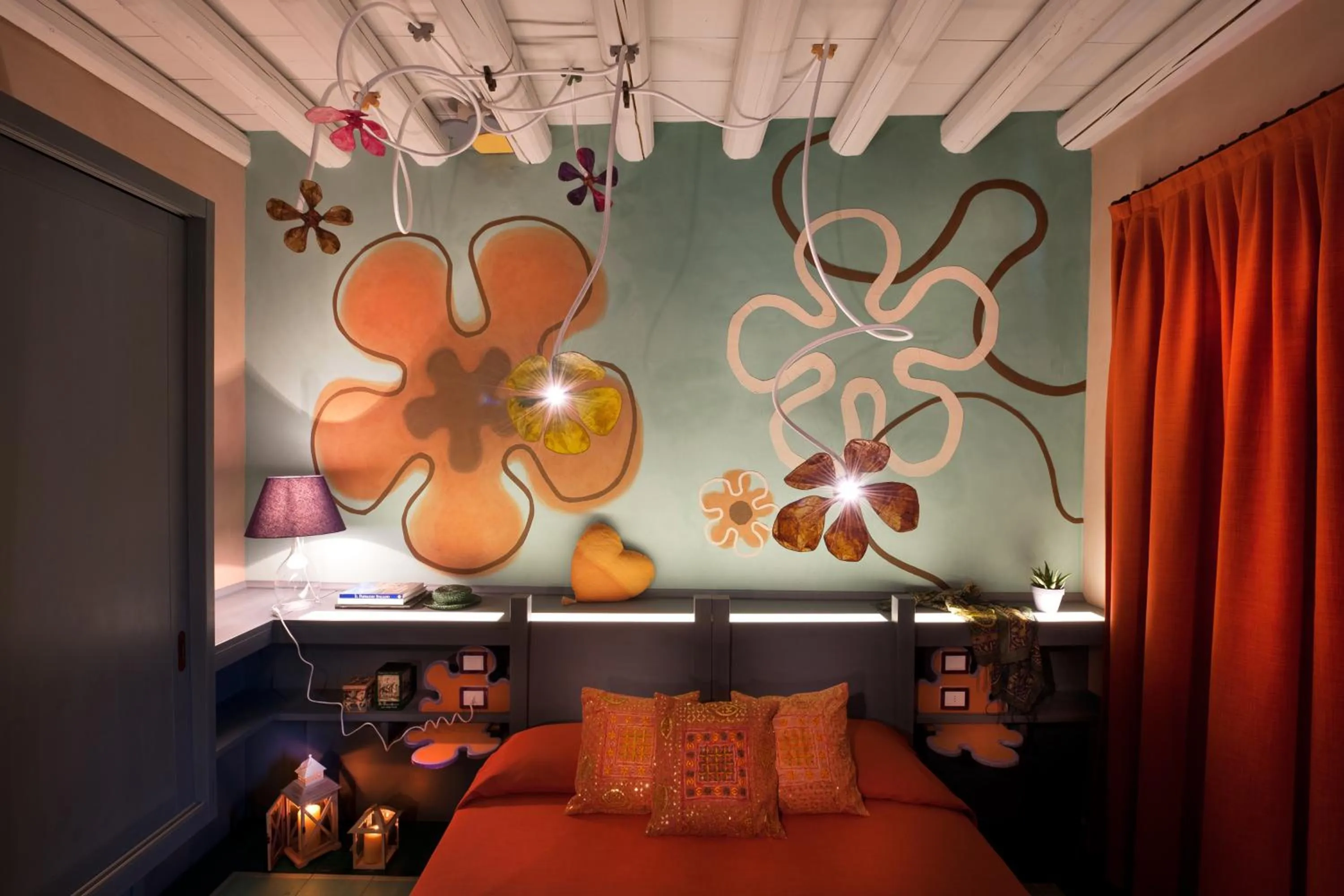 Decorative detail, Bed in Boutique Hotel Villa dei Campi