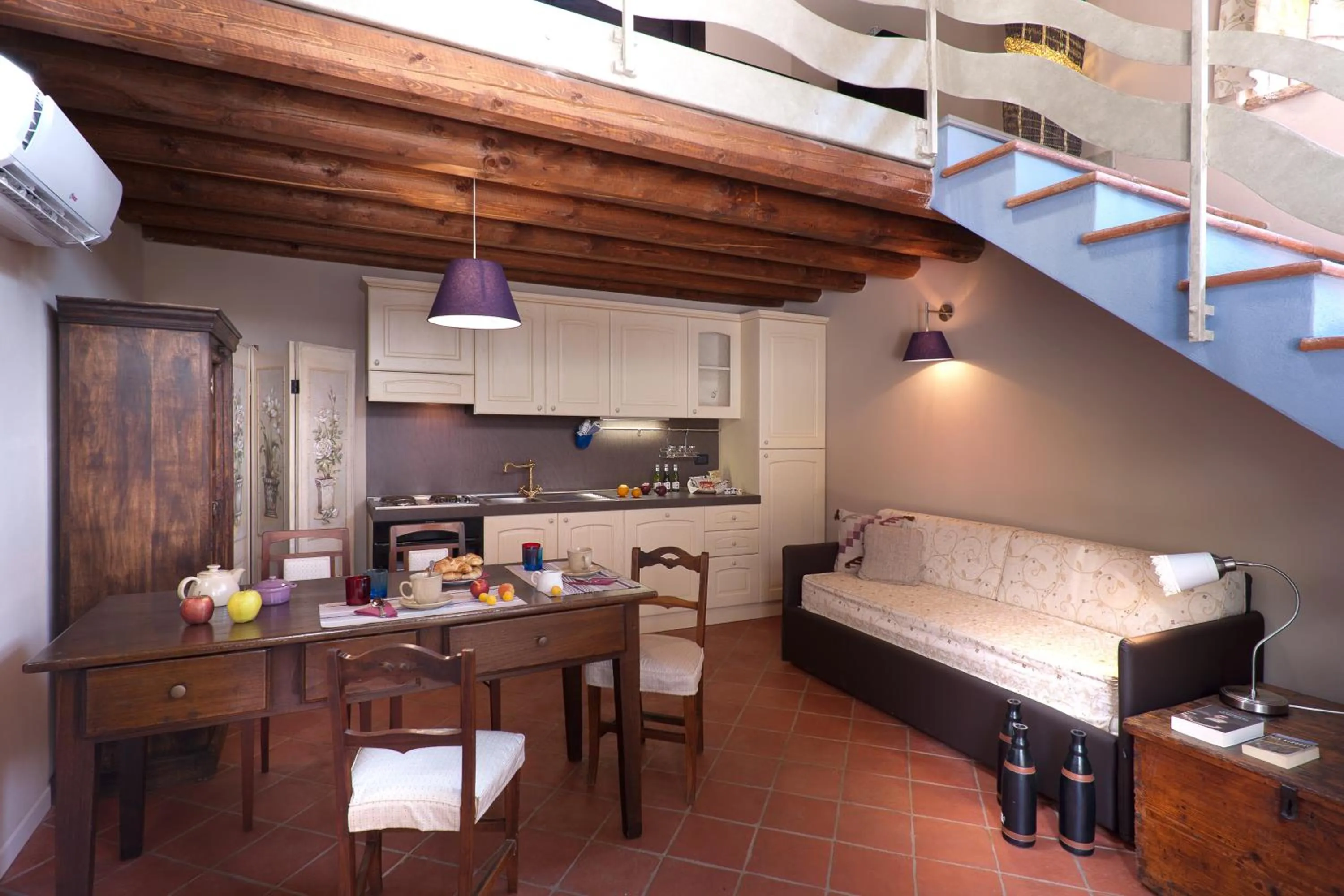 Kitchen or kitchenette in Boutique Hotel Villa dei Campi